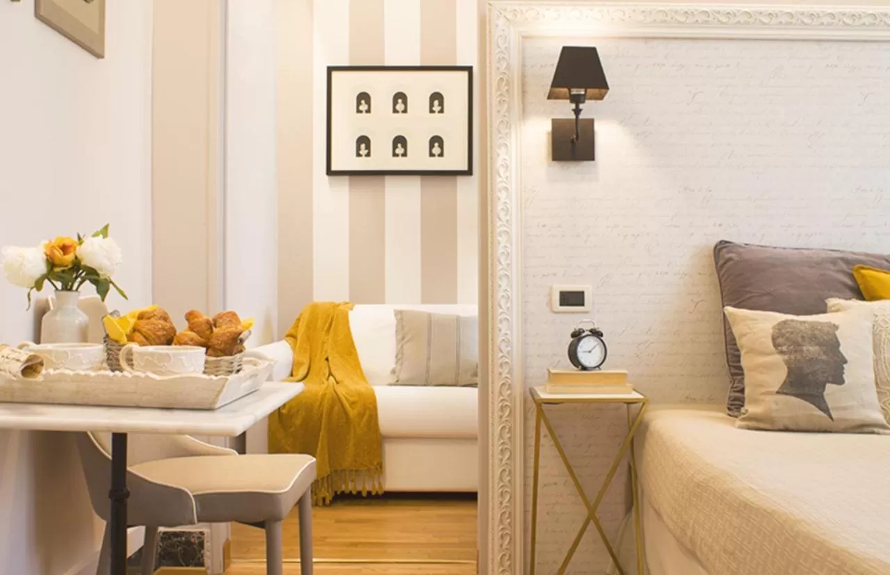 Bed, Seating Area in Accanto Al Centro B&B