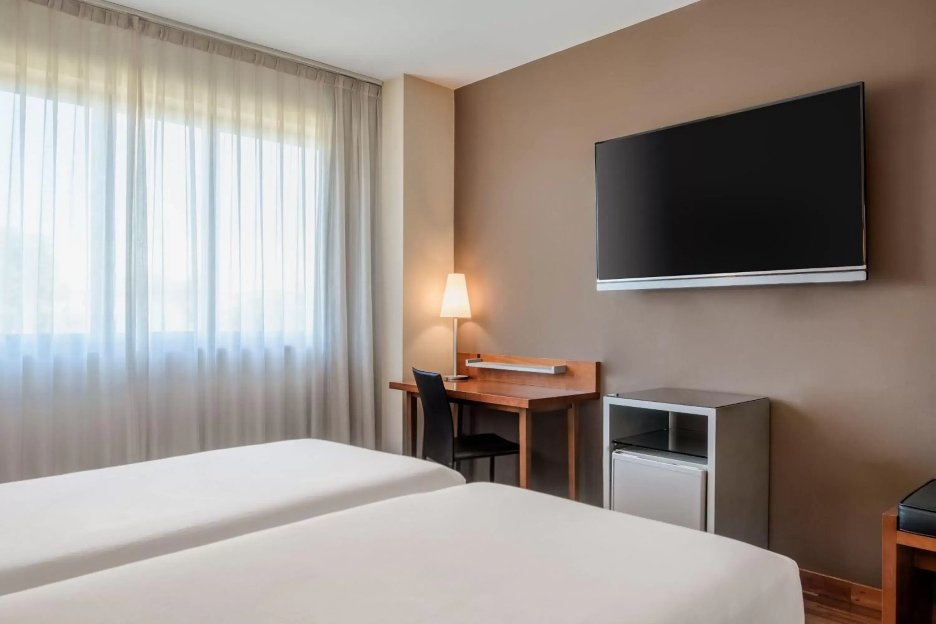 Twin Room in AC Hotel Guadalajara by Marriott, Spain Twin Room in AC Hotel Guadalajara by Marriott, Spain