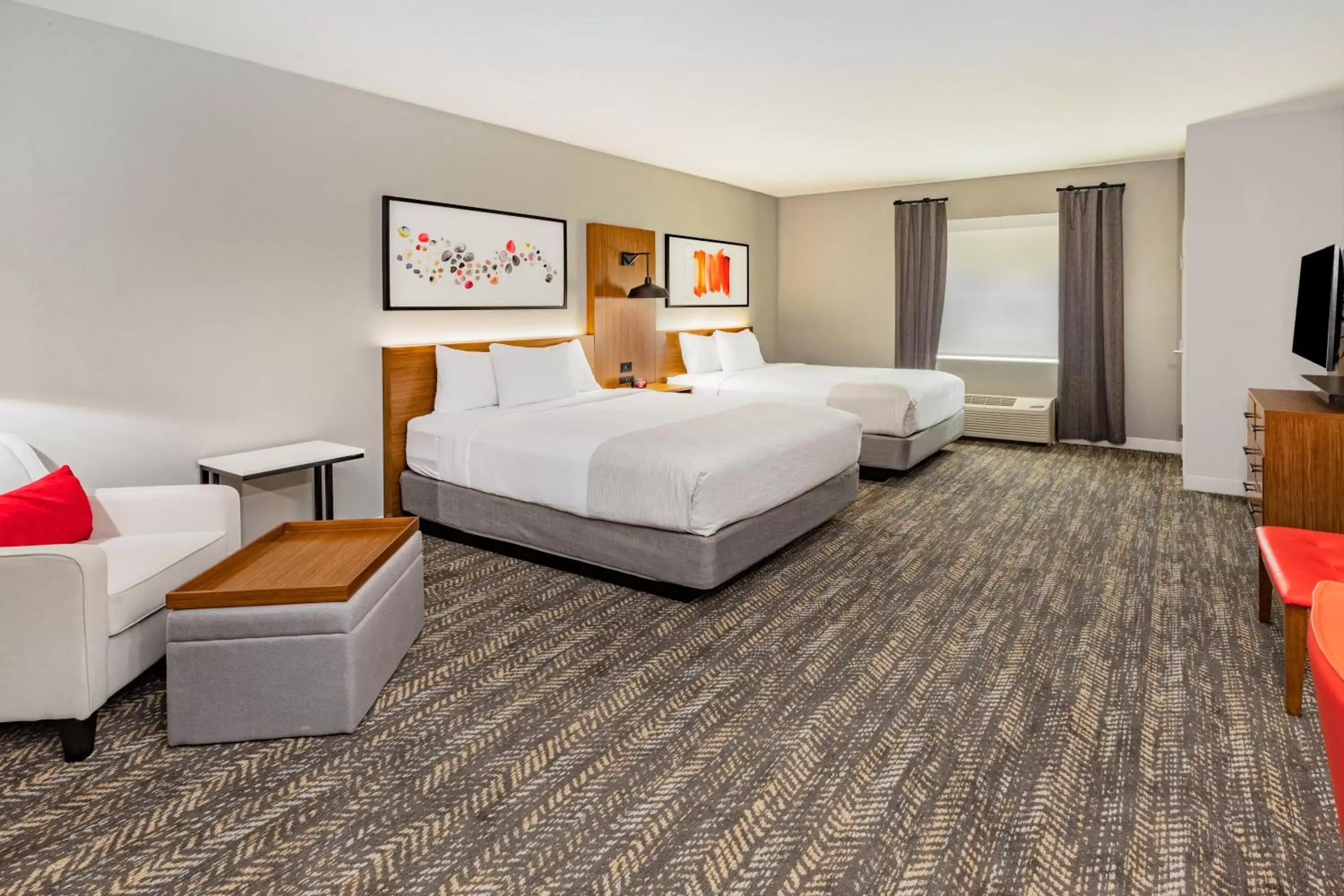 Bedroom in Hawthorn Suites by Wyndham Oklahoma City Airport Fairground