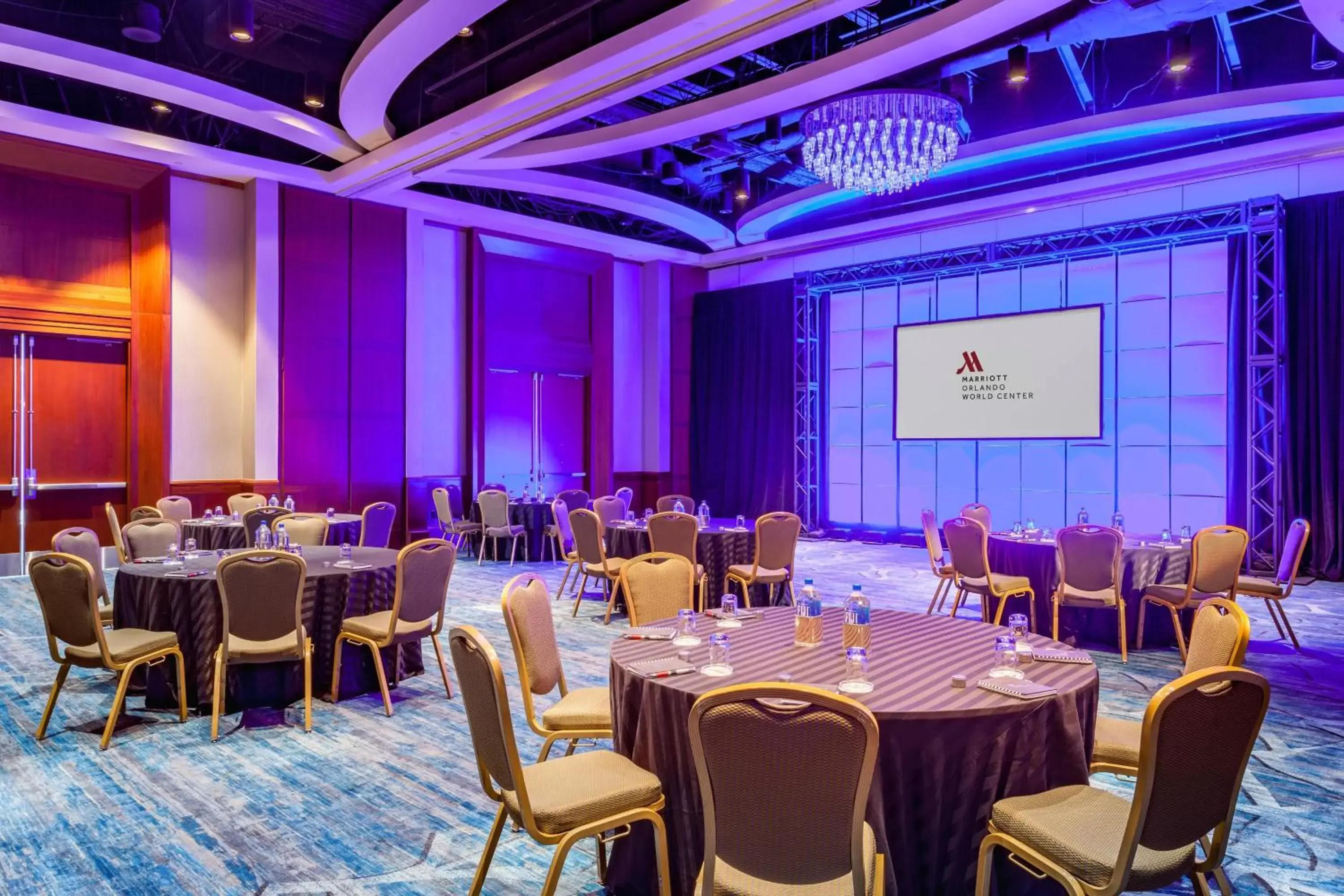 Meeting/conference room, Restaurant/Places to Eat in Orlando World Center Marriott