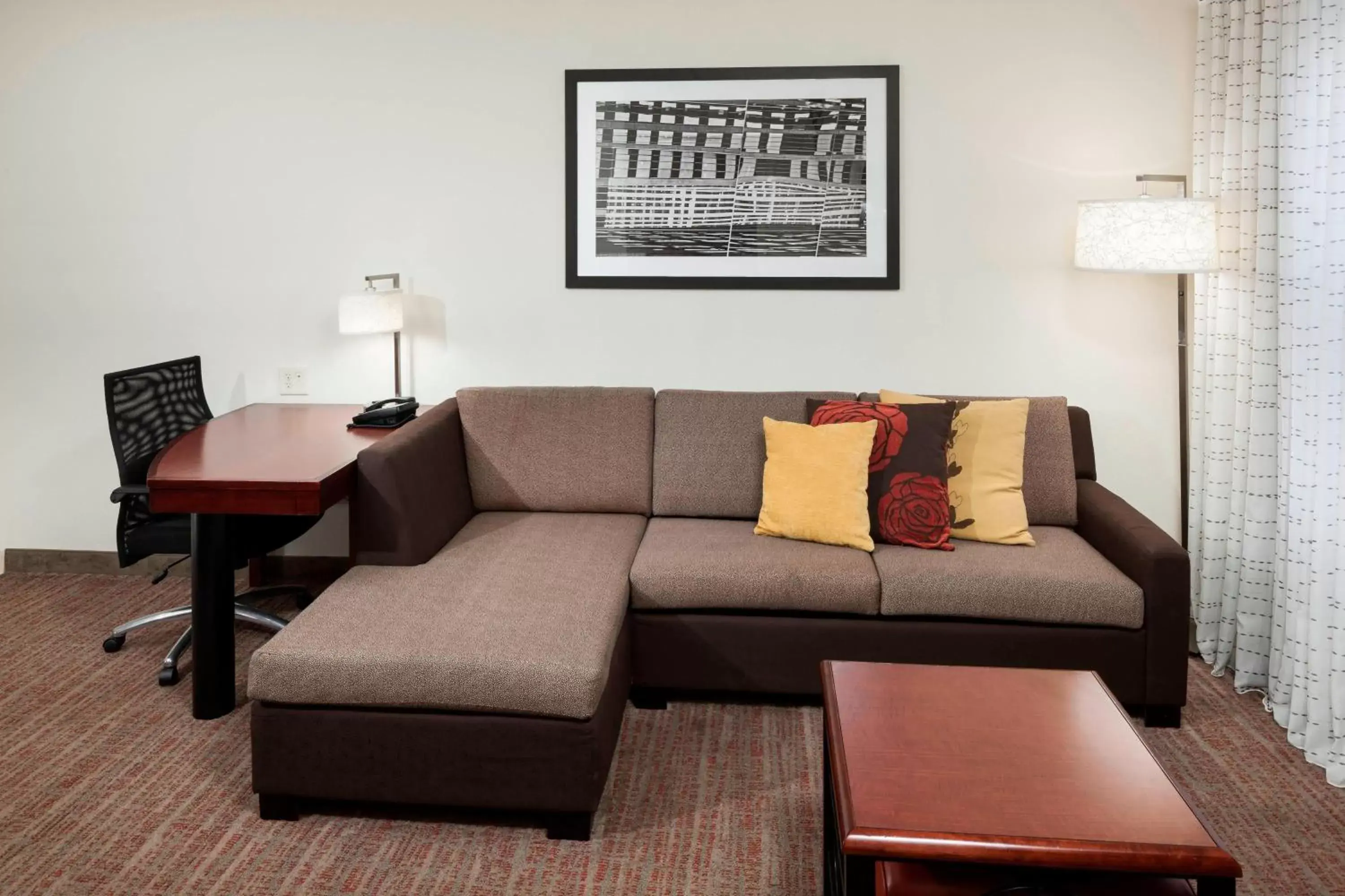 Living room, Seating Area in Residence Inn Jackson Ridgeland