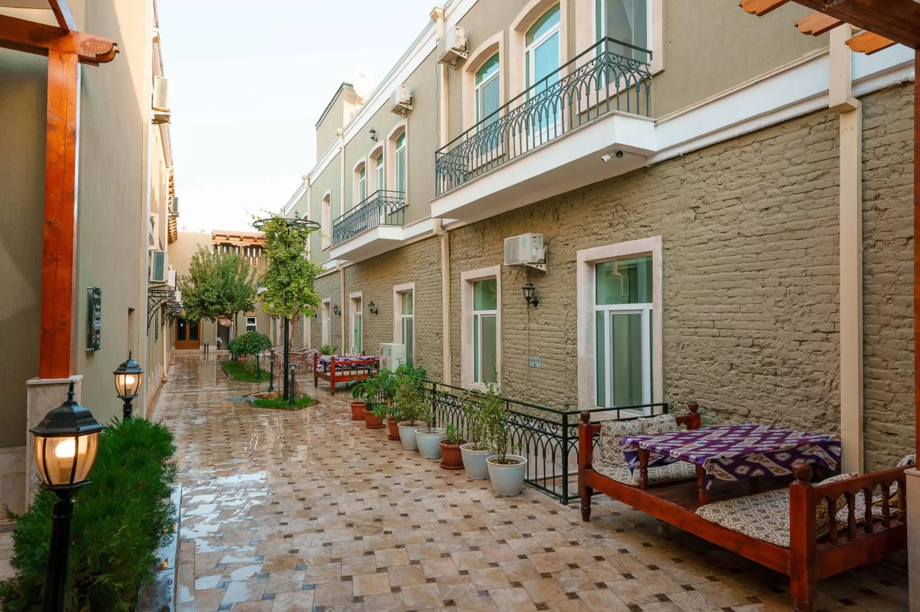 Property building in Hotel Malika Bukhara Property building in Hotel Malika Bukhara