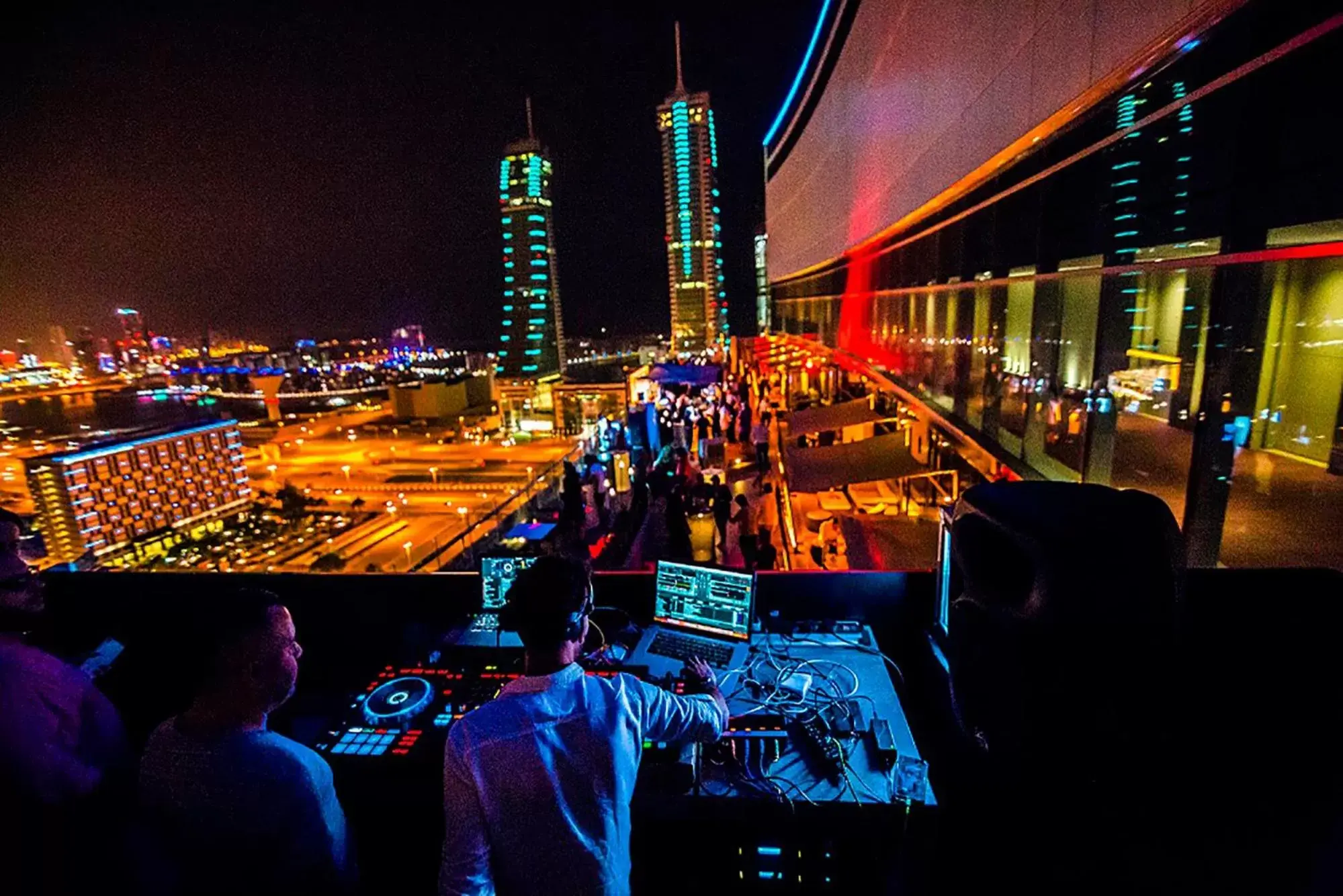 Bird's eye view in Downtown Rotana