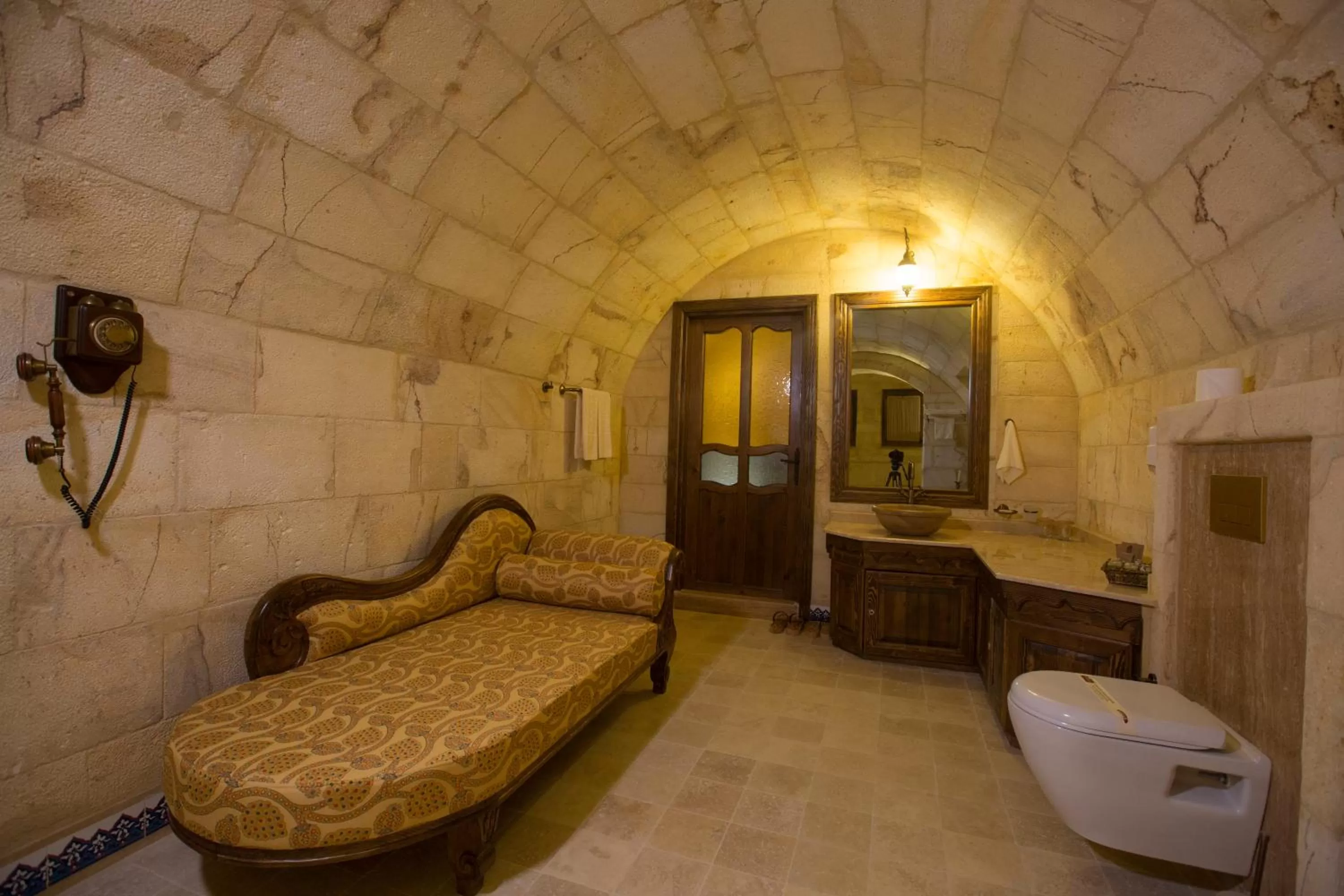 Toilet in Kayakapi Premium Caves Cappadocia