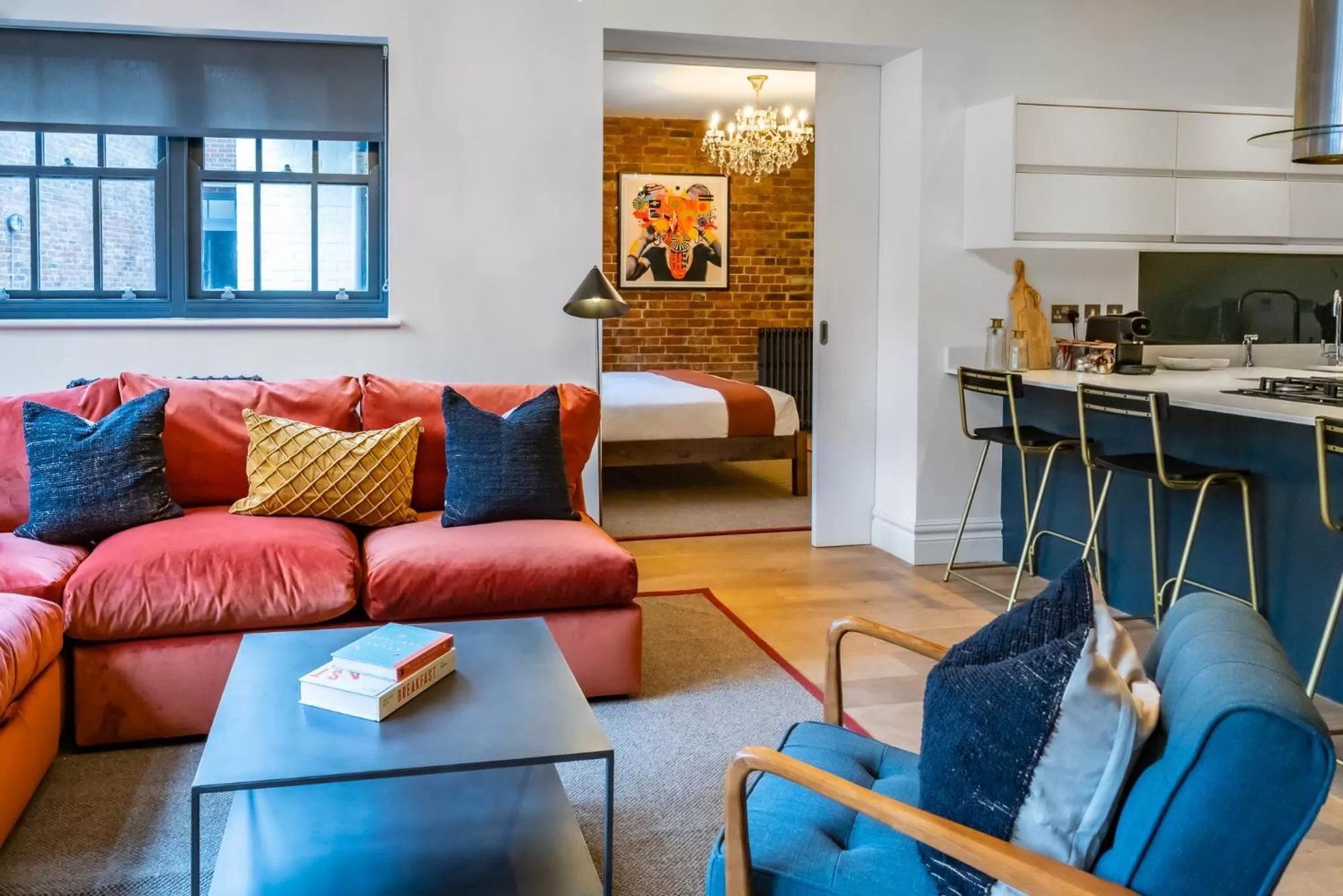 Living room in The Ginger Pig