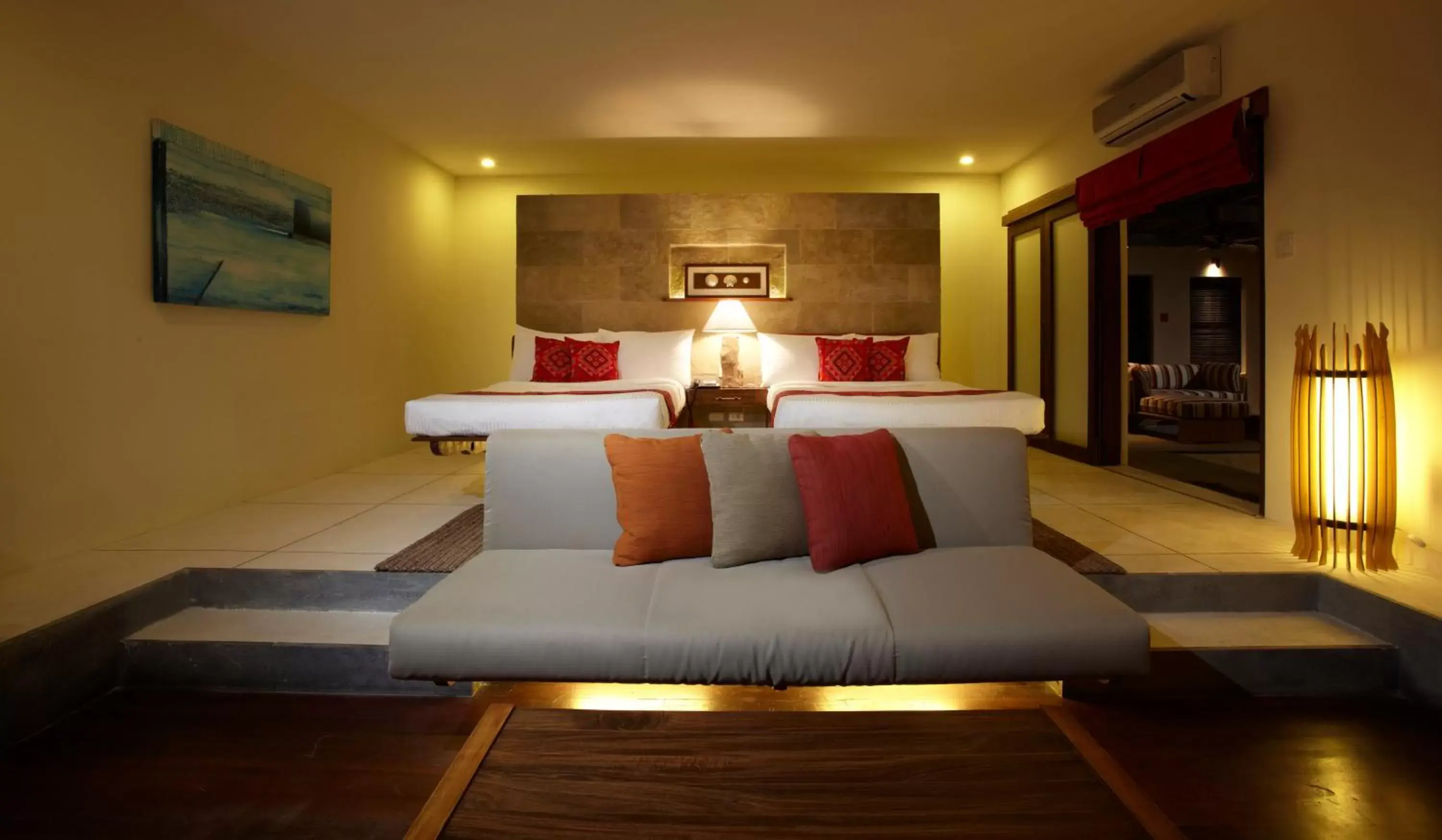 Photo of the whole room, Bed in Bluewater Panglao Resort