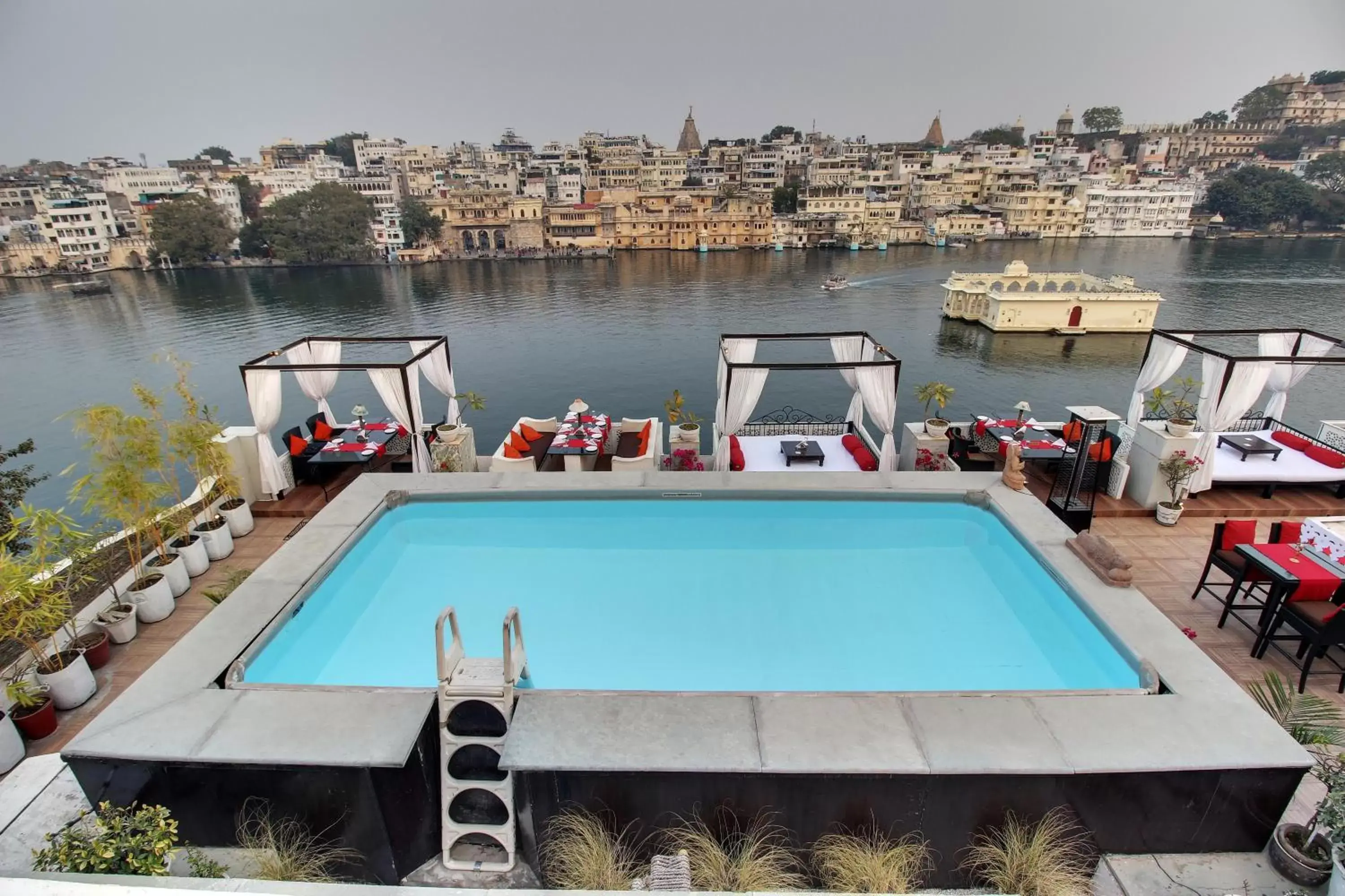 Swimming Pool in Lake Pichola Hotel