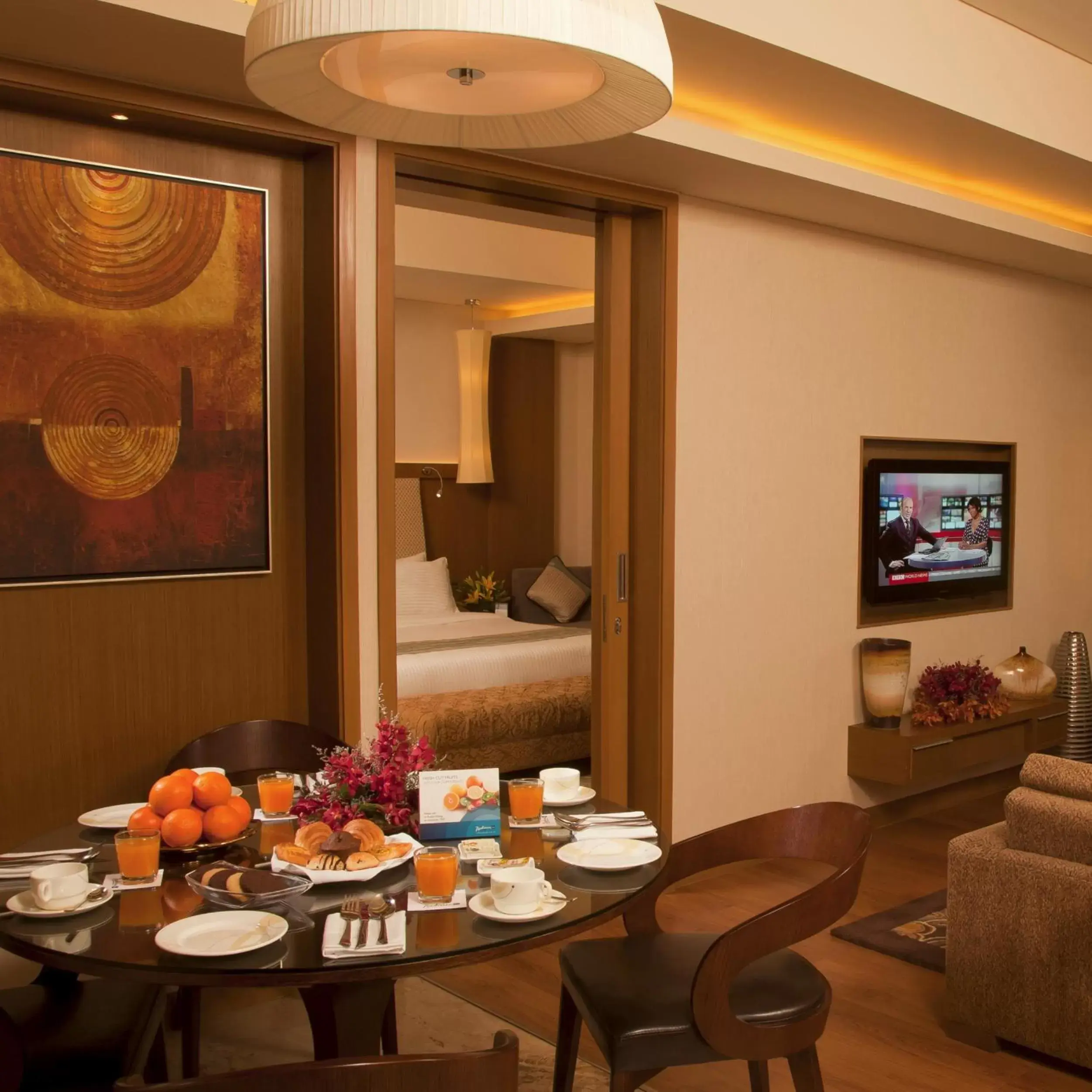 Dining Area in Radisson Blu Hotel, Nagpur