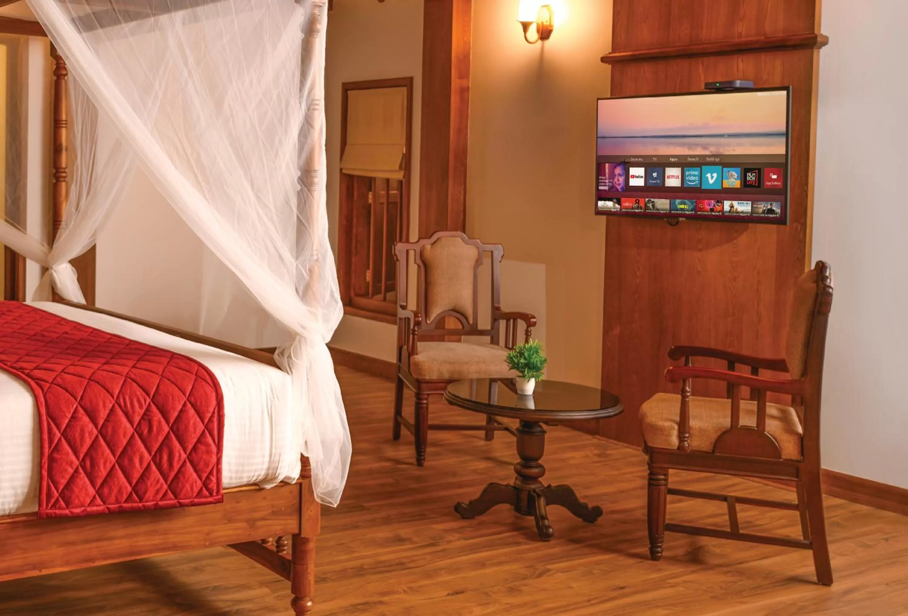 Bed in Surya Heritage Hotels