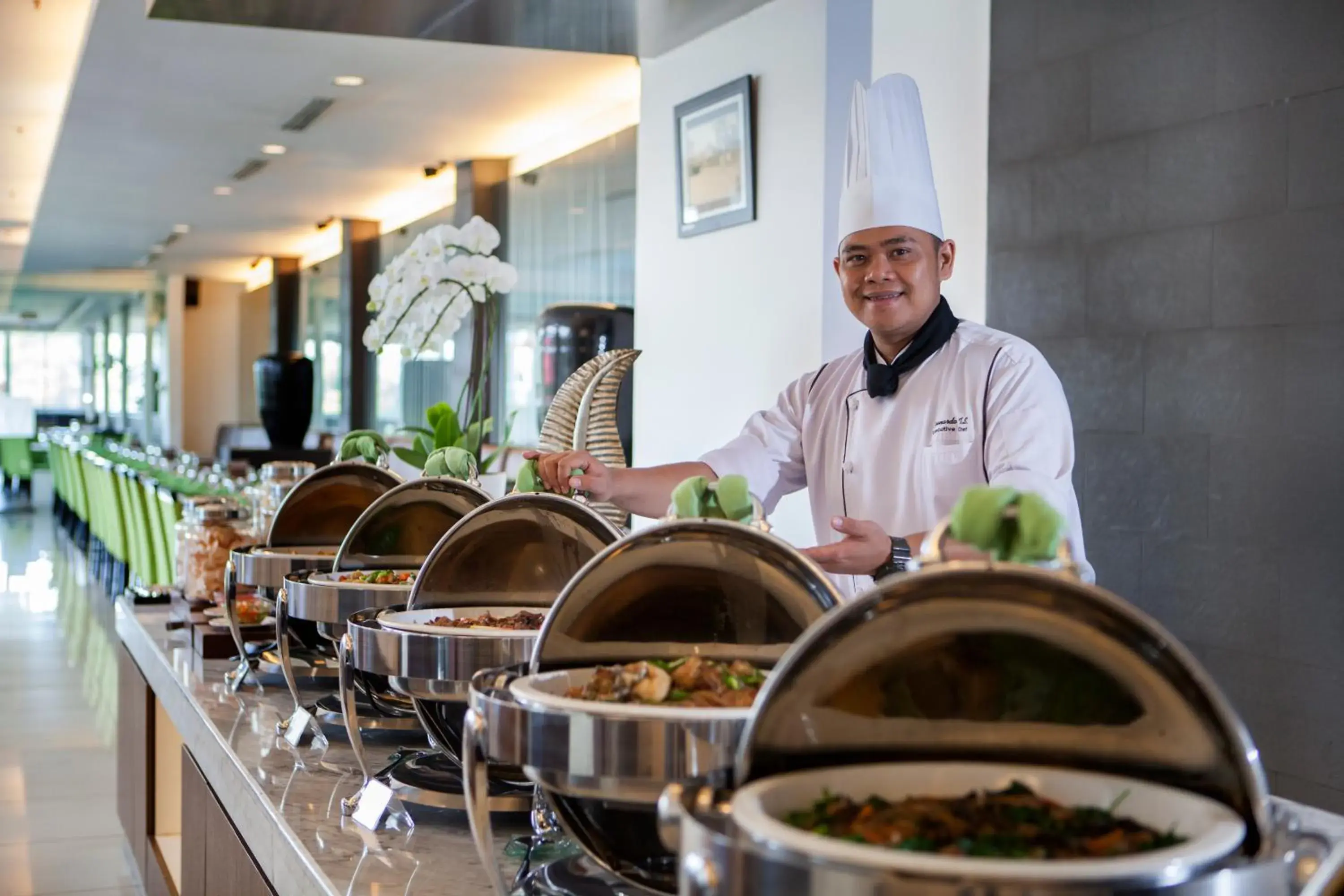 Staff, Food in Hotel Santika Bogor