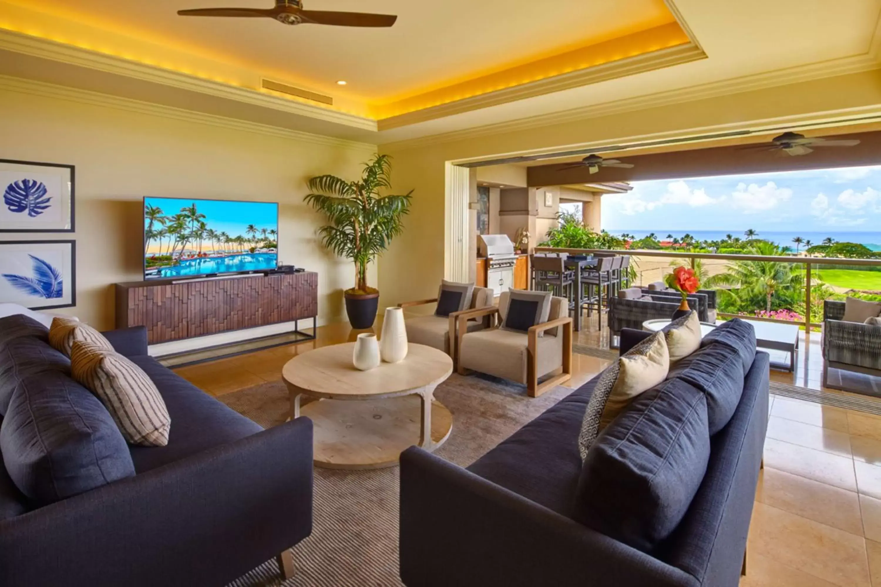 Living room, Seating Area in Grand Wailea Resort Hotel & Spa, A Waldorf Astoria Resort