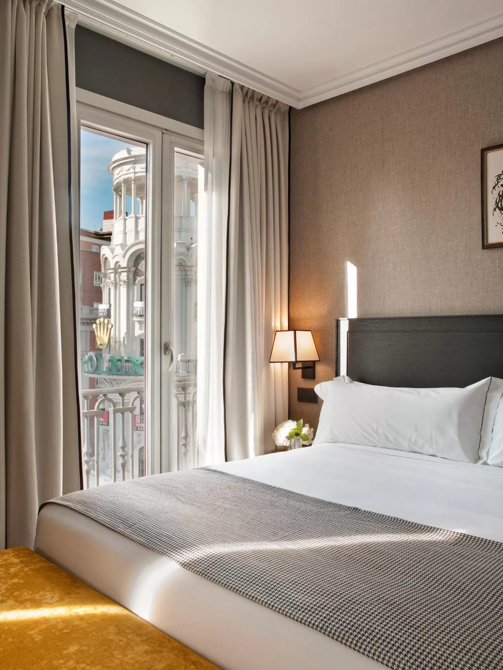 Bed in The Principal Madrid, Small Luxury Hotels