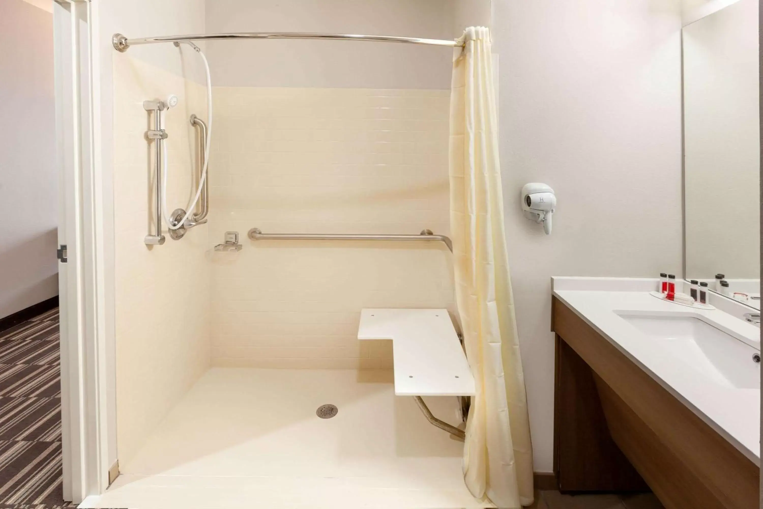 Shower, Bathroom in Microtel Inn & Suites by Wyndham College Station