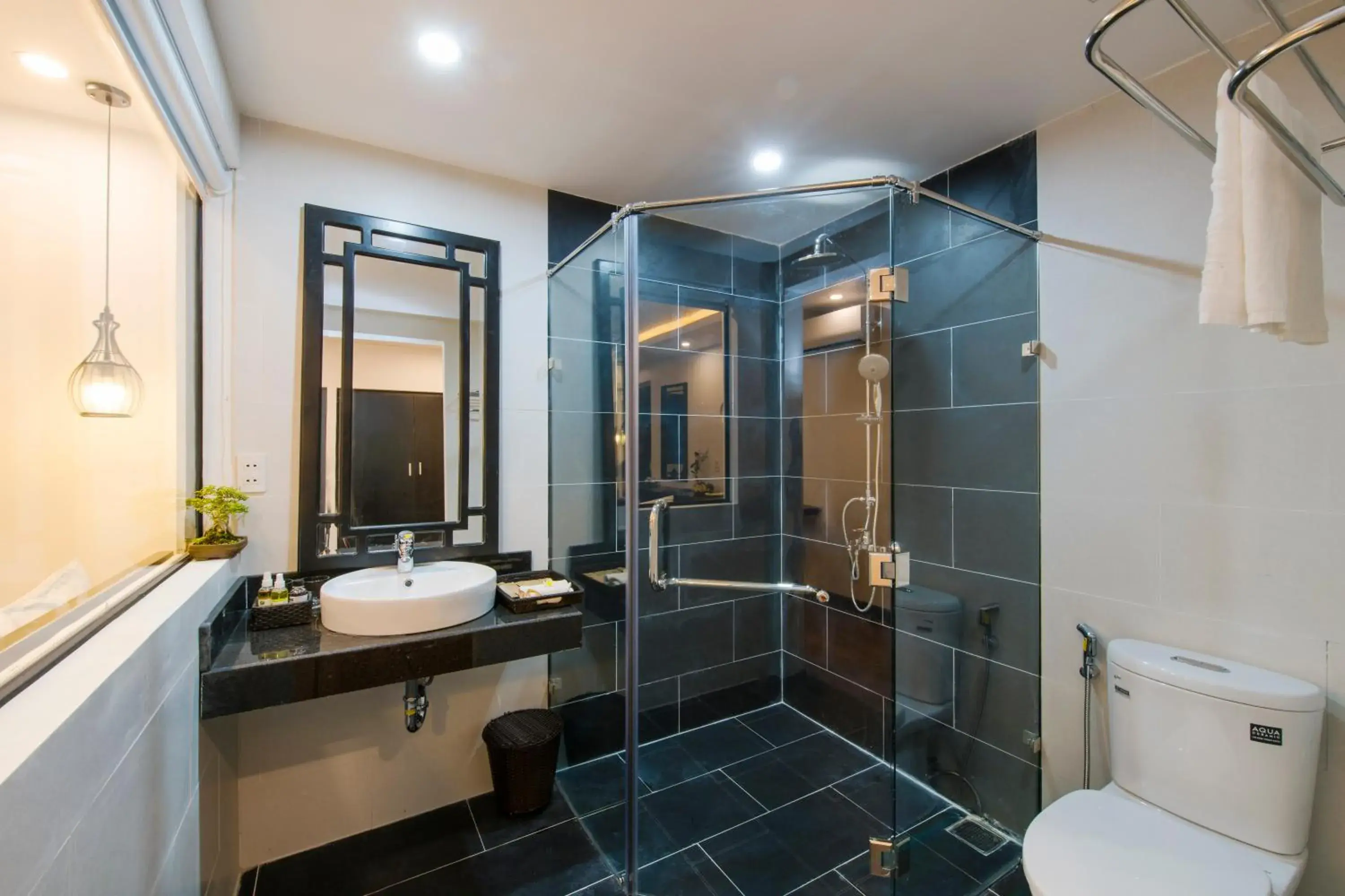 Shower, Bathroom in Gem Riverside Hotel Hoi An