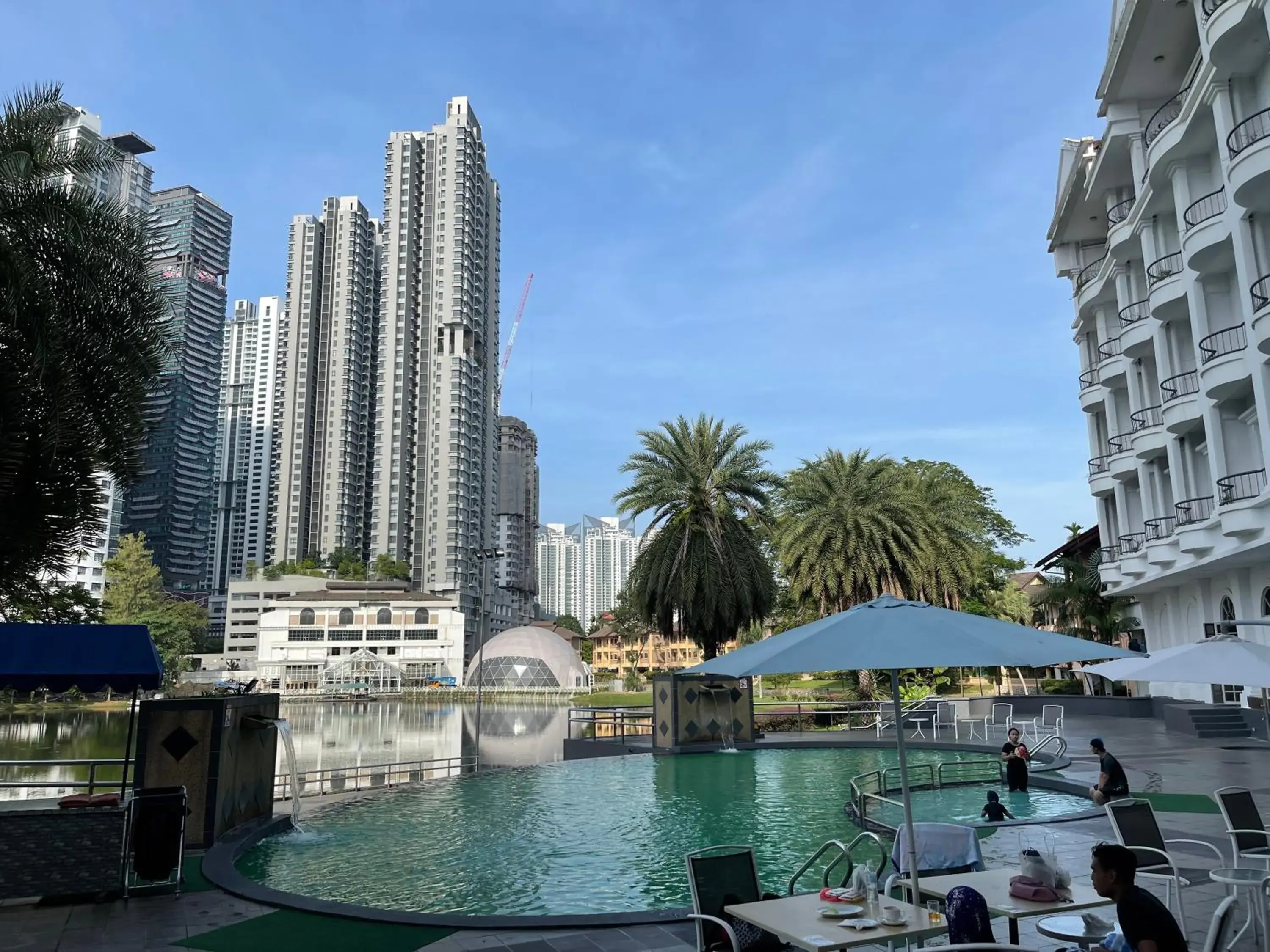 View (from property/room), Swimming Pool in Flamingo Hotel By The Lake, Kuala Lumpur