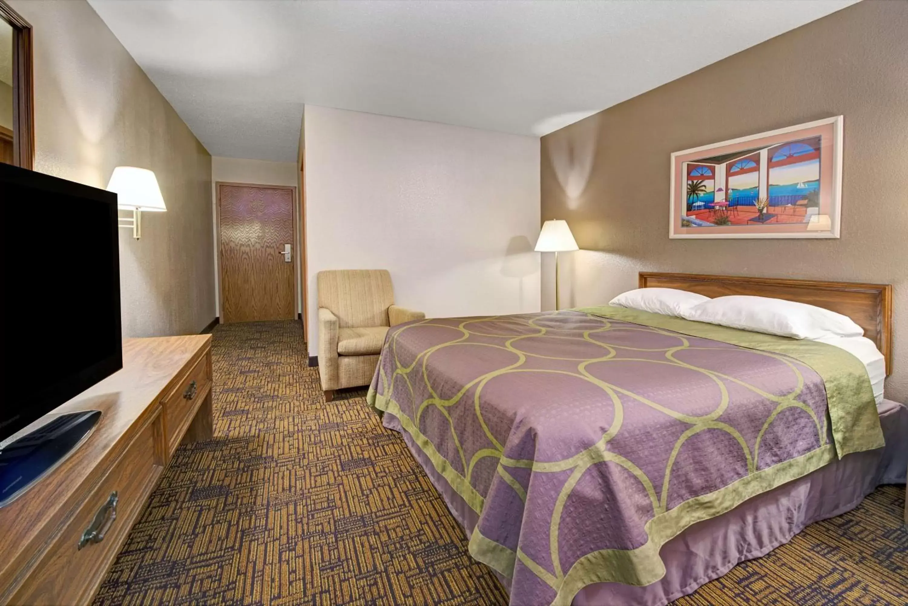 Queen Room - Non-Smoking in Super 8 by Wyndham Indianapolis Emerson