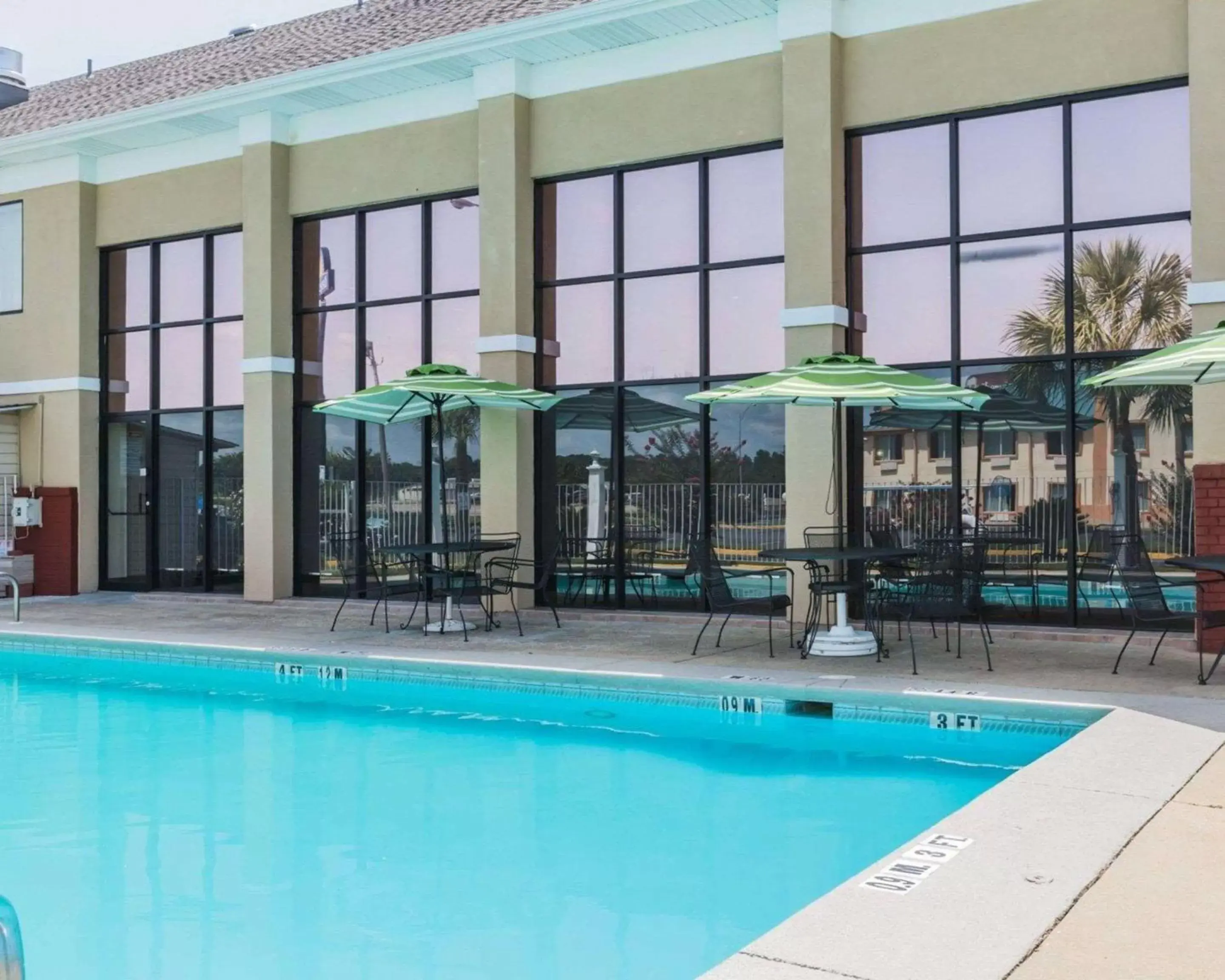 On site, Swimming Pool in Quality Inn & Suites near Coliseum and Hwy 231 North