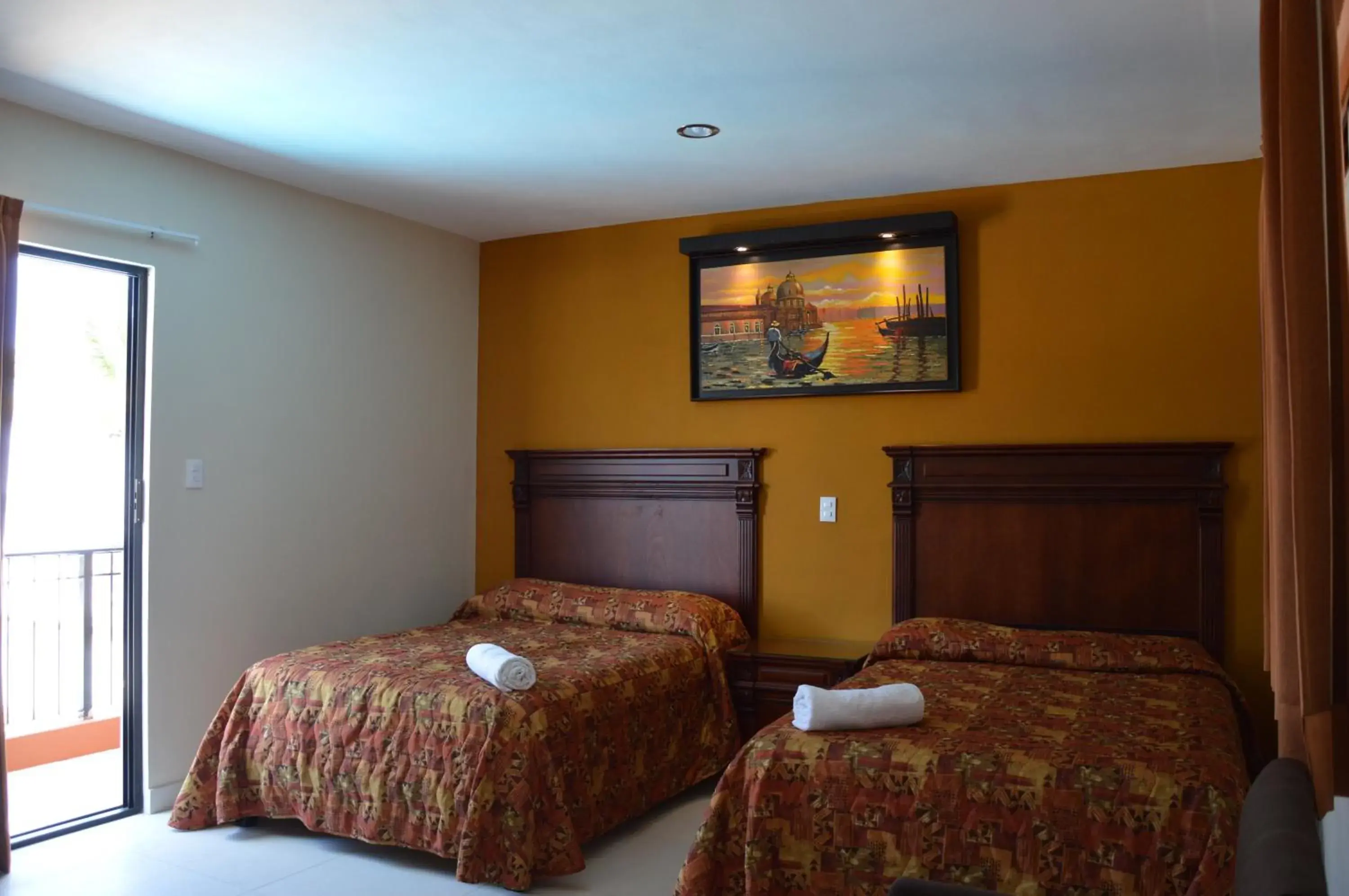 Bed in Terracota Corner Rooms