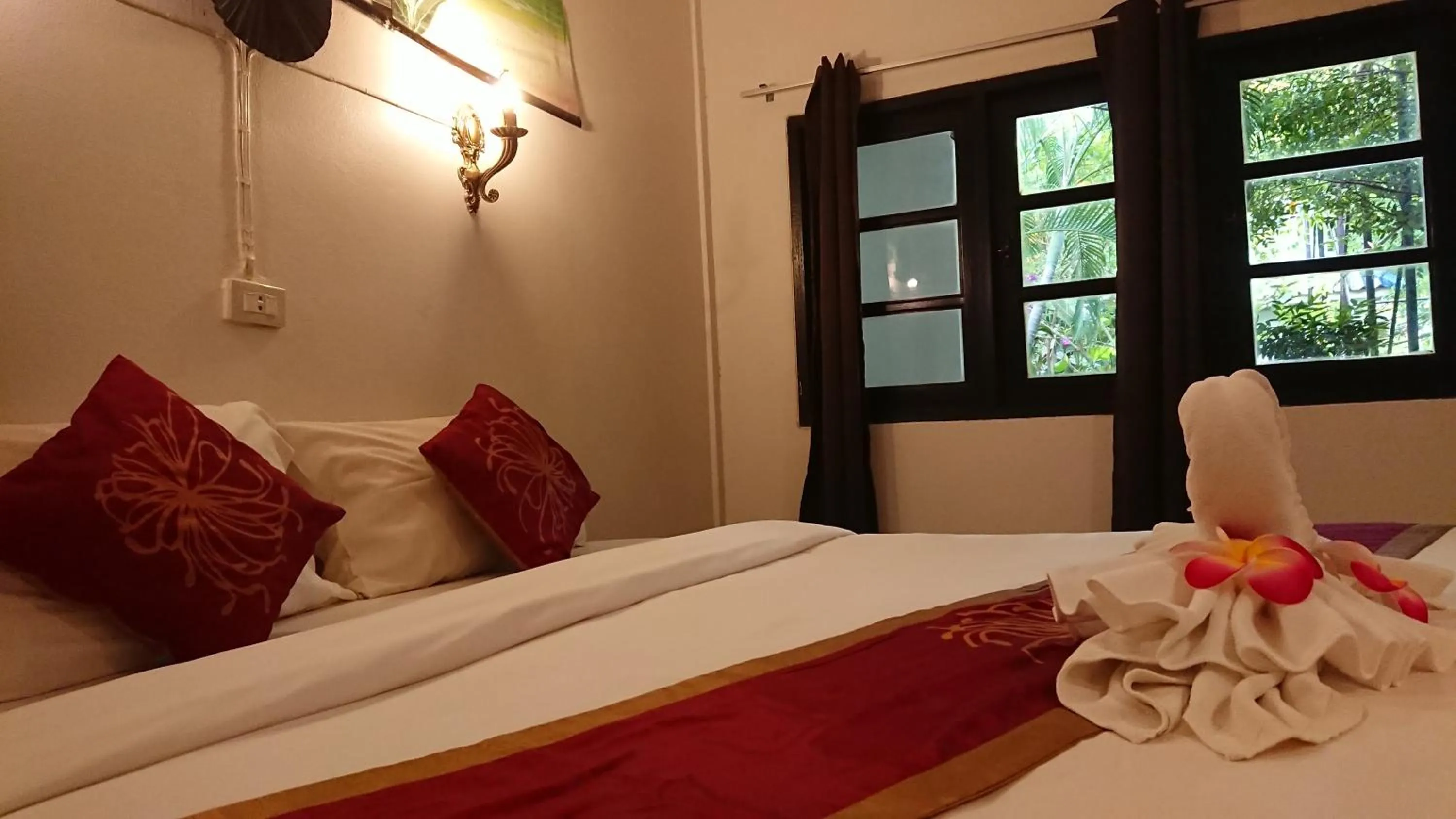 Bed in The Krabi Forest Homestay