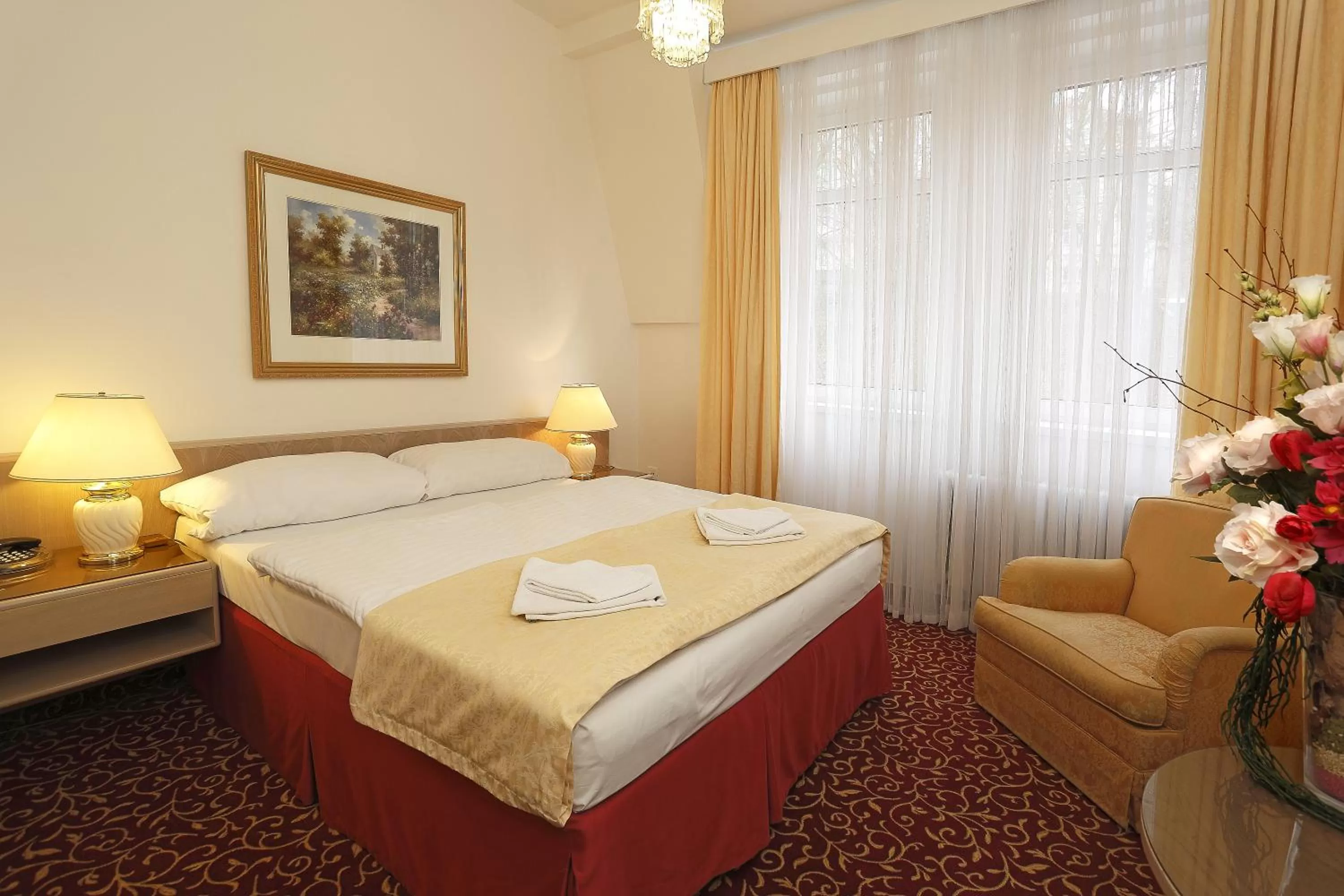 Photo of the whole room, Bed in Romania