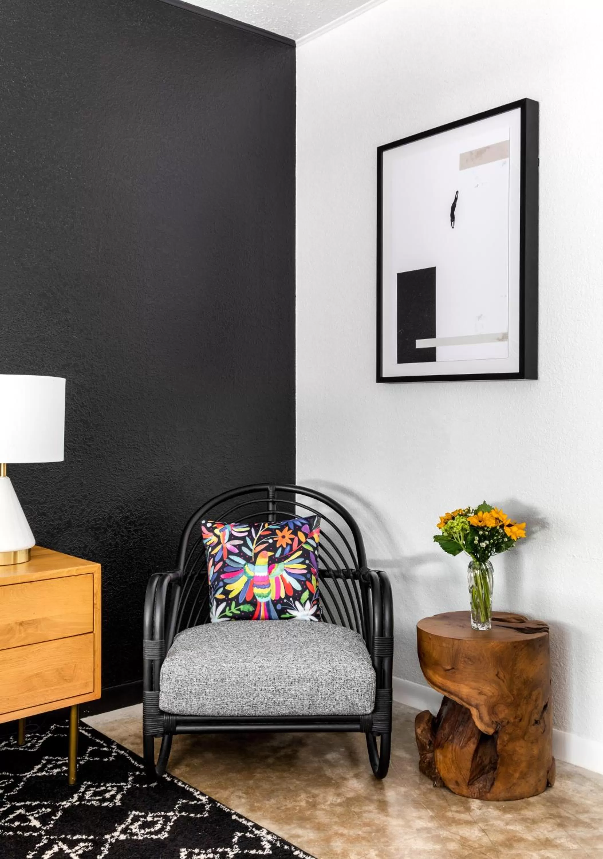 Seating area in Wimberley Inn & bar