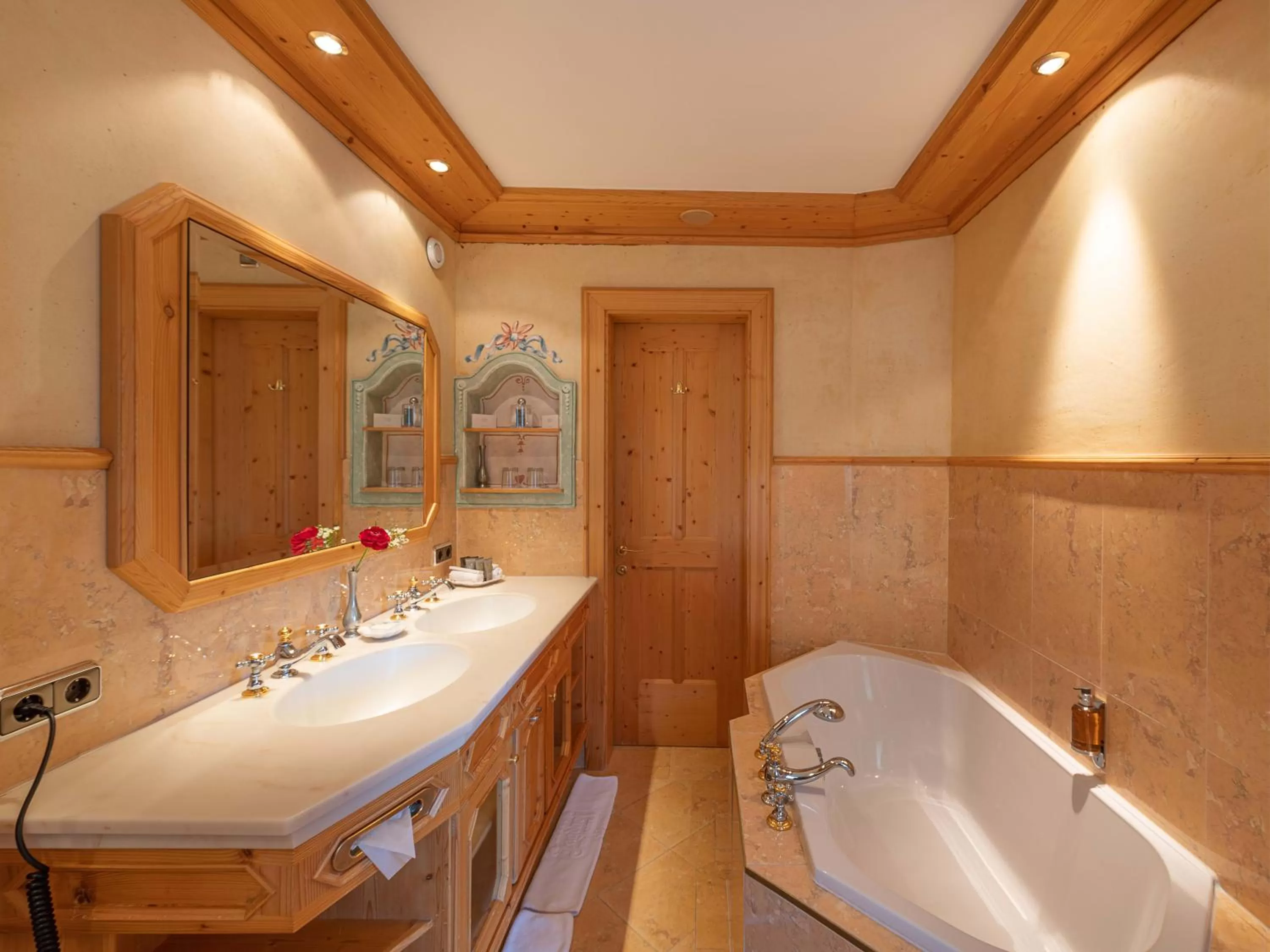 Bathroom in Relais&Châteaux Spa-Hotel Jagdhof