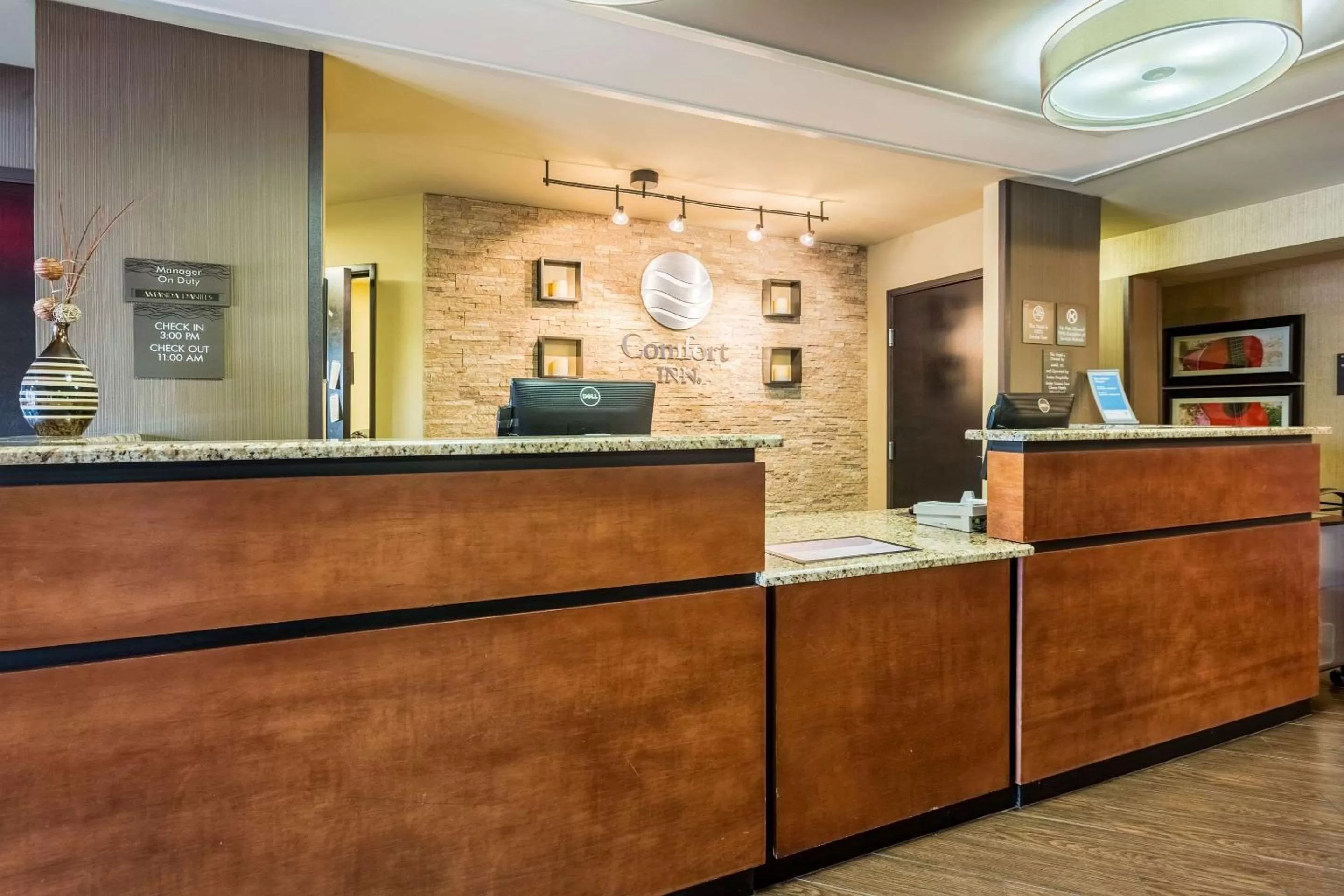 Lobby or reception in Comfort Inn Tupelo Central