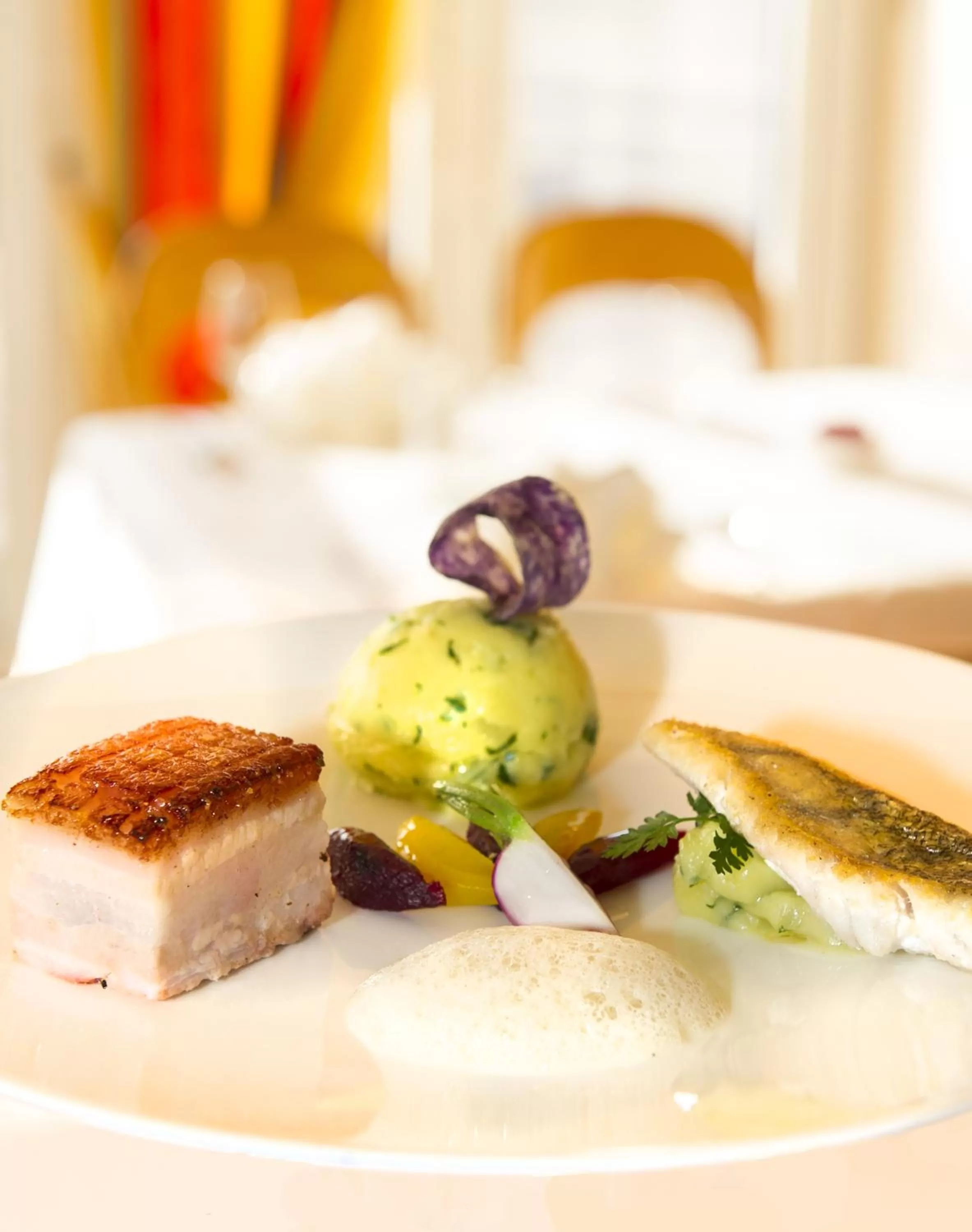 Food close-up in Hotel Restaurant Verst