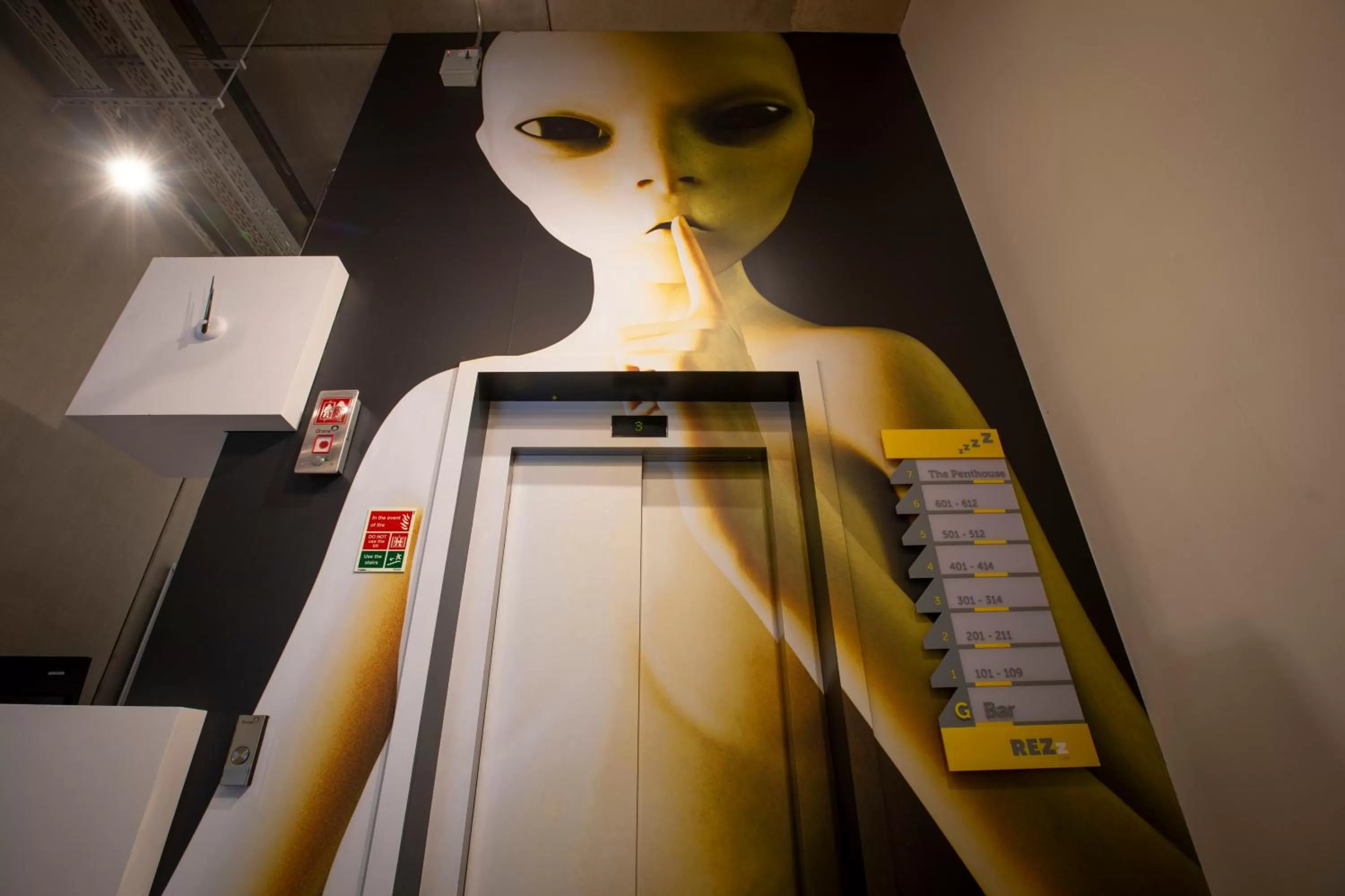 elevator in REZz Cork