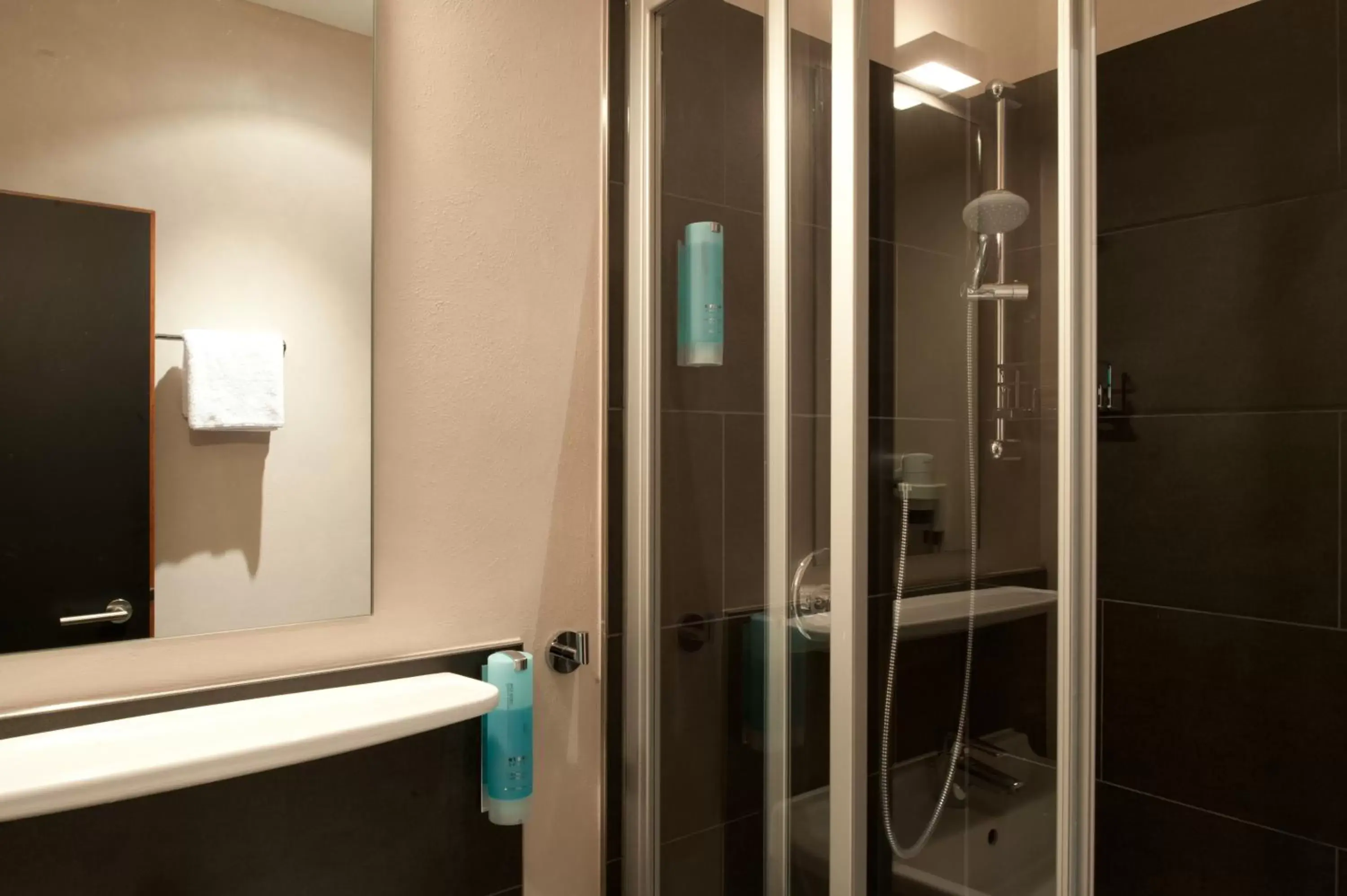 Shower, Bathroom in Hotel Topas Frankfurt City