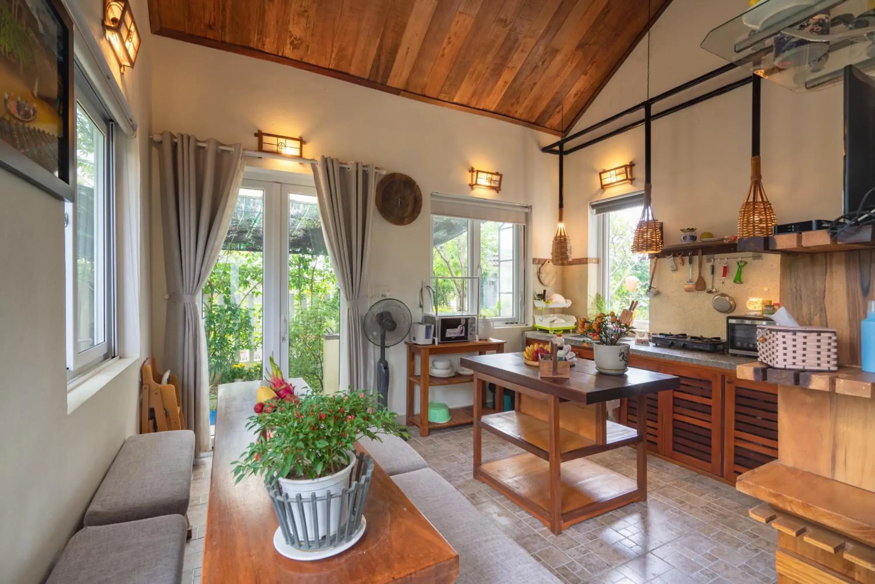 Kitchen or kitchenette in HA Devan Hoian Pool Villa