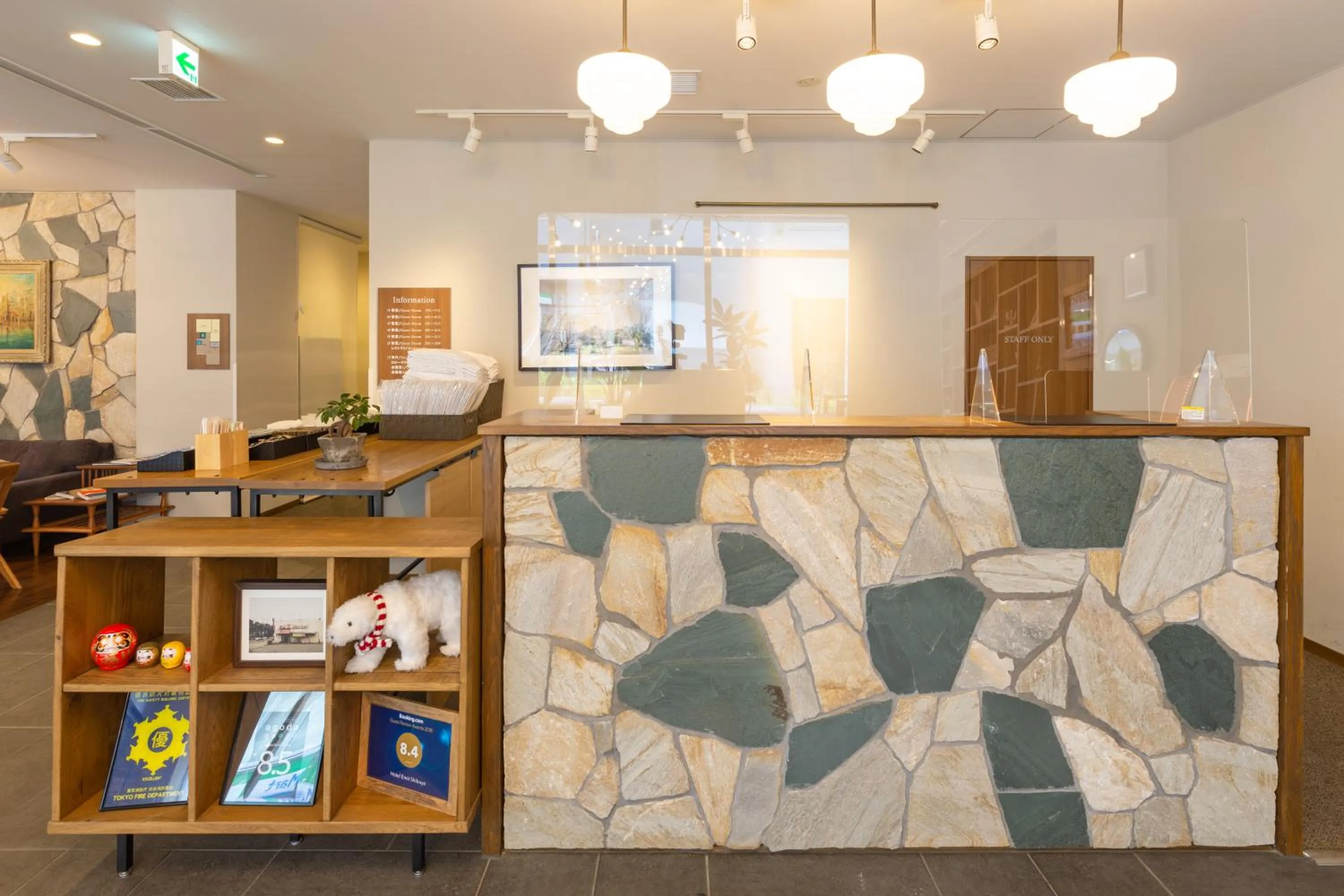 Lobby or reception in The OneFive Tokyo Shibuya