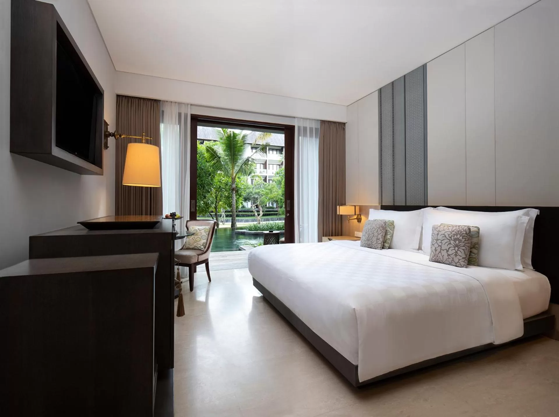 Bed in The Anvaya Beach Resort Bali