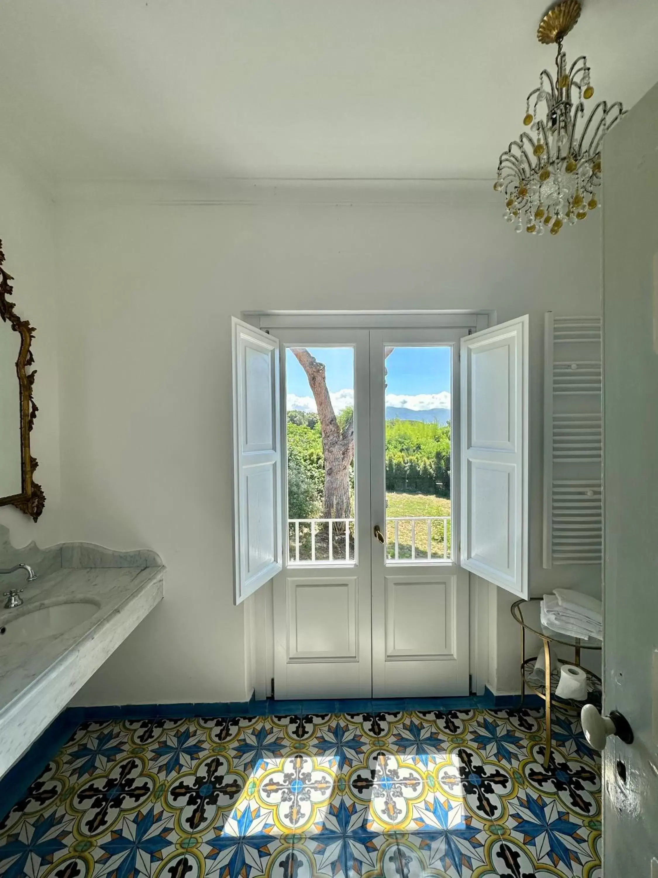 Natural landscape, Bed in Villa Carafa De Cillis