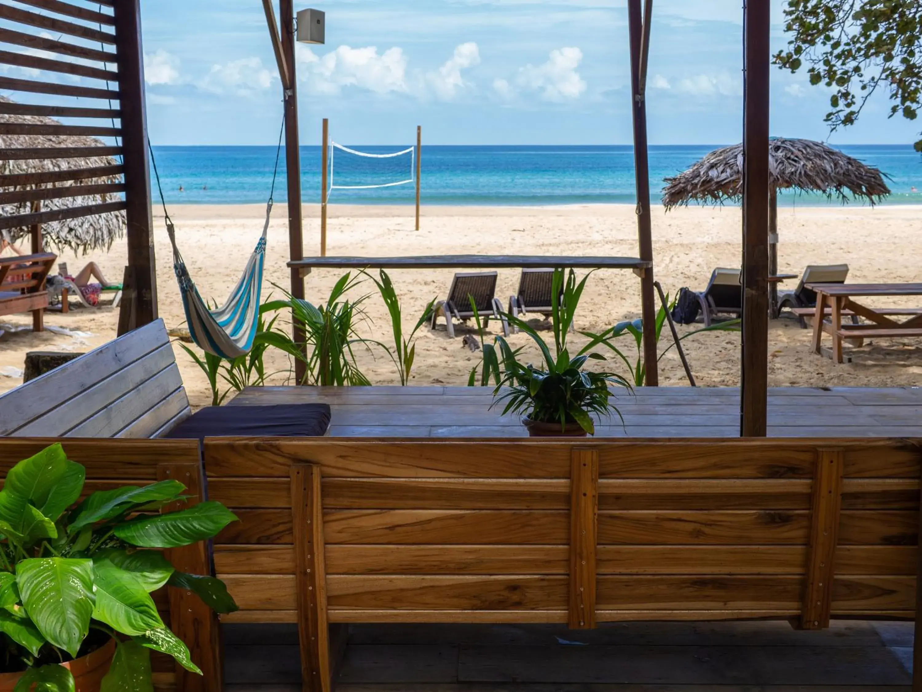 Patio in Palmar Beach Lodge