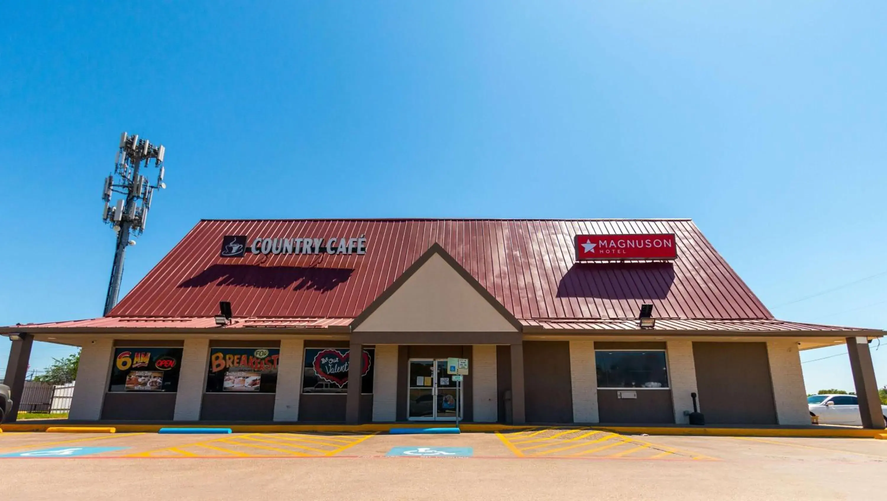 Property building in Magnuson Extended Stay and Suites Airport Hotel Property building in Magnuson Extended Stay and Suites Airport Hotel