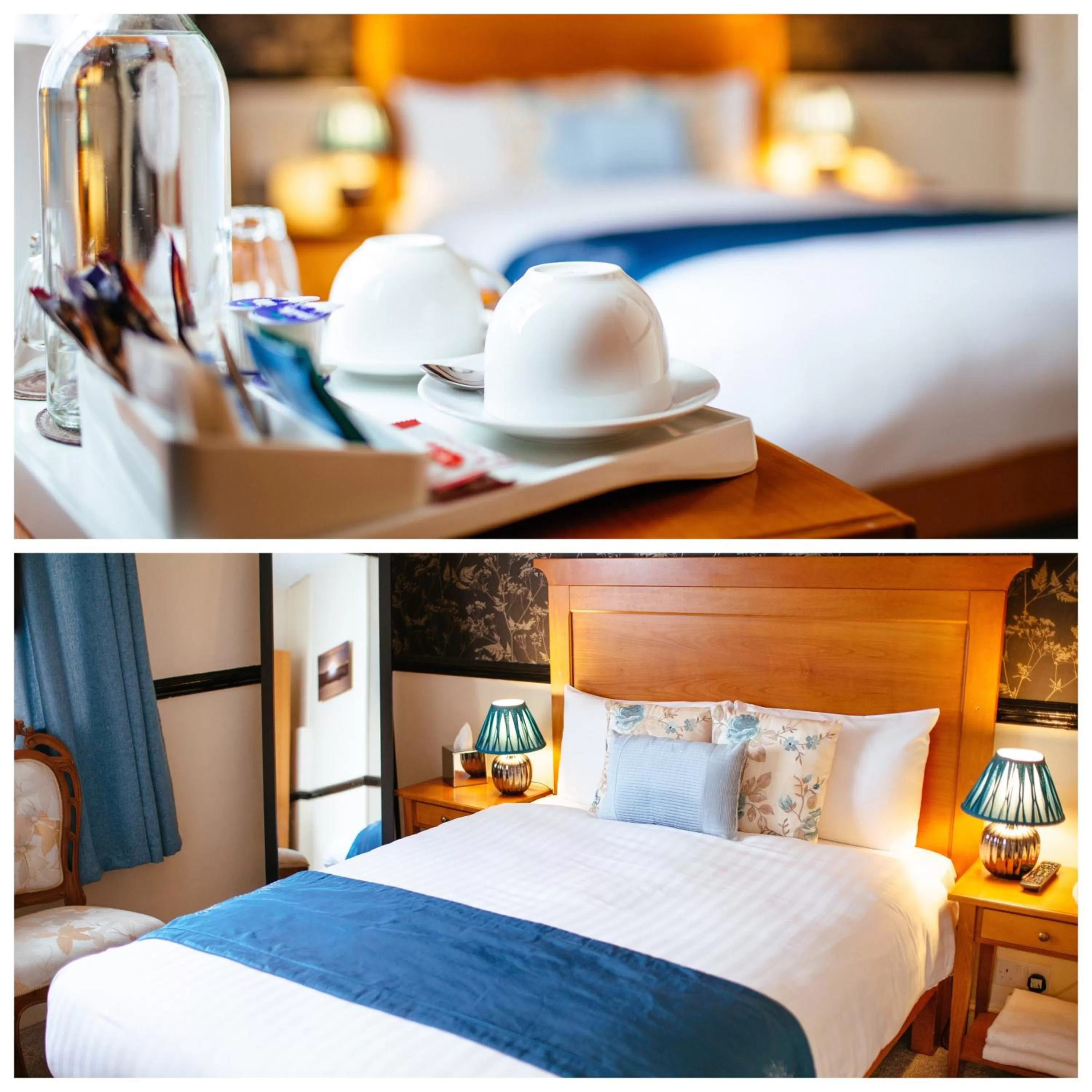 Coffee/tea facilities, Bed in Pymgate Lodge Hotel Manchester Airport