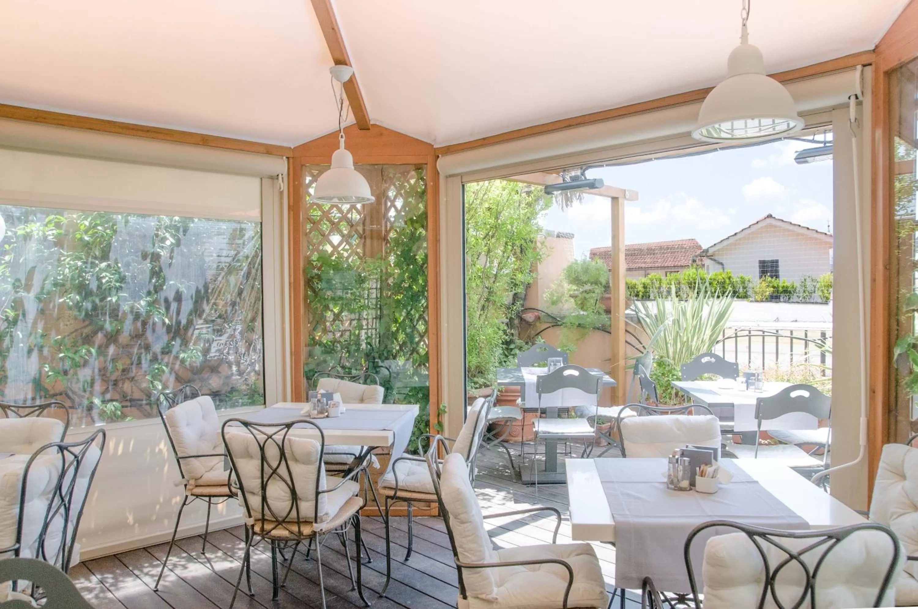 Patio in Hotel Scalinata Di Spagna