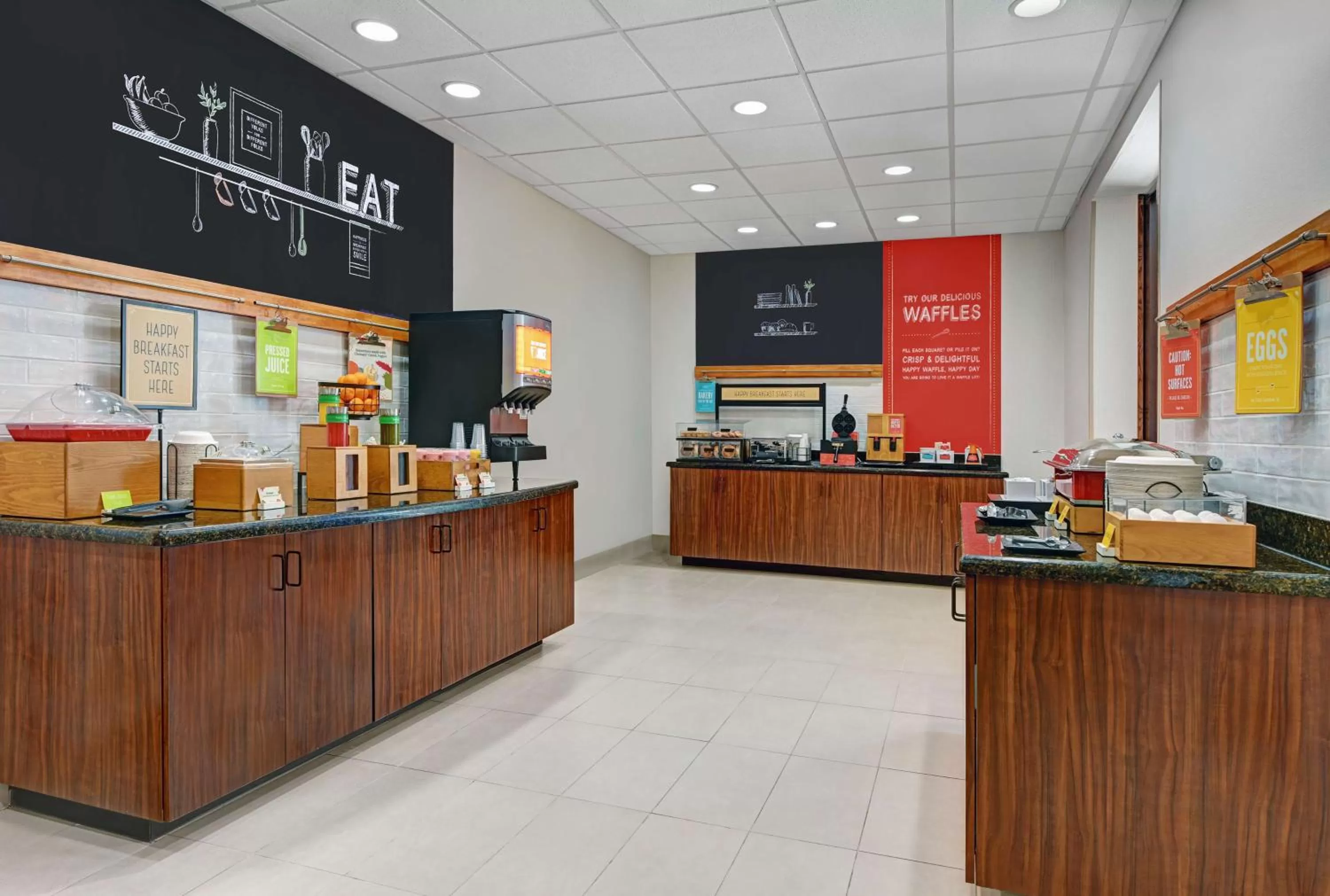 Breakfast in Hampton Inn Lordsburg