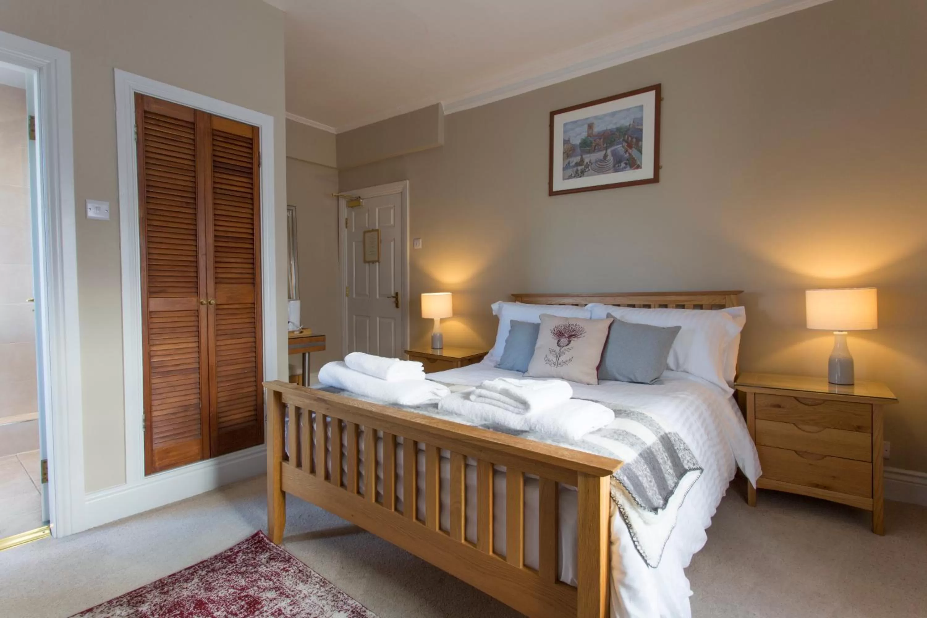 Bed in The Wheatsheaf Hotel