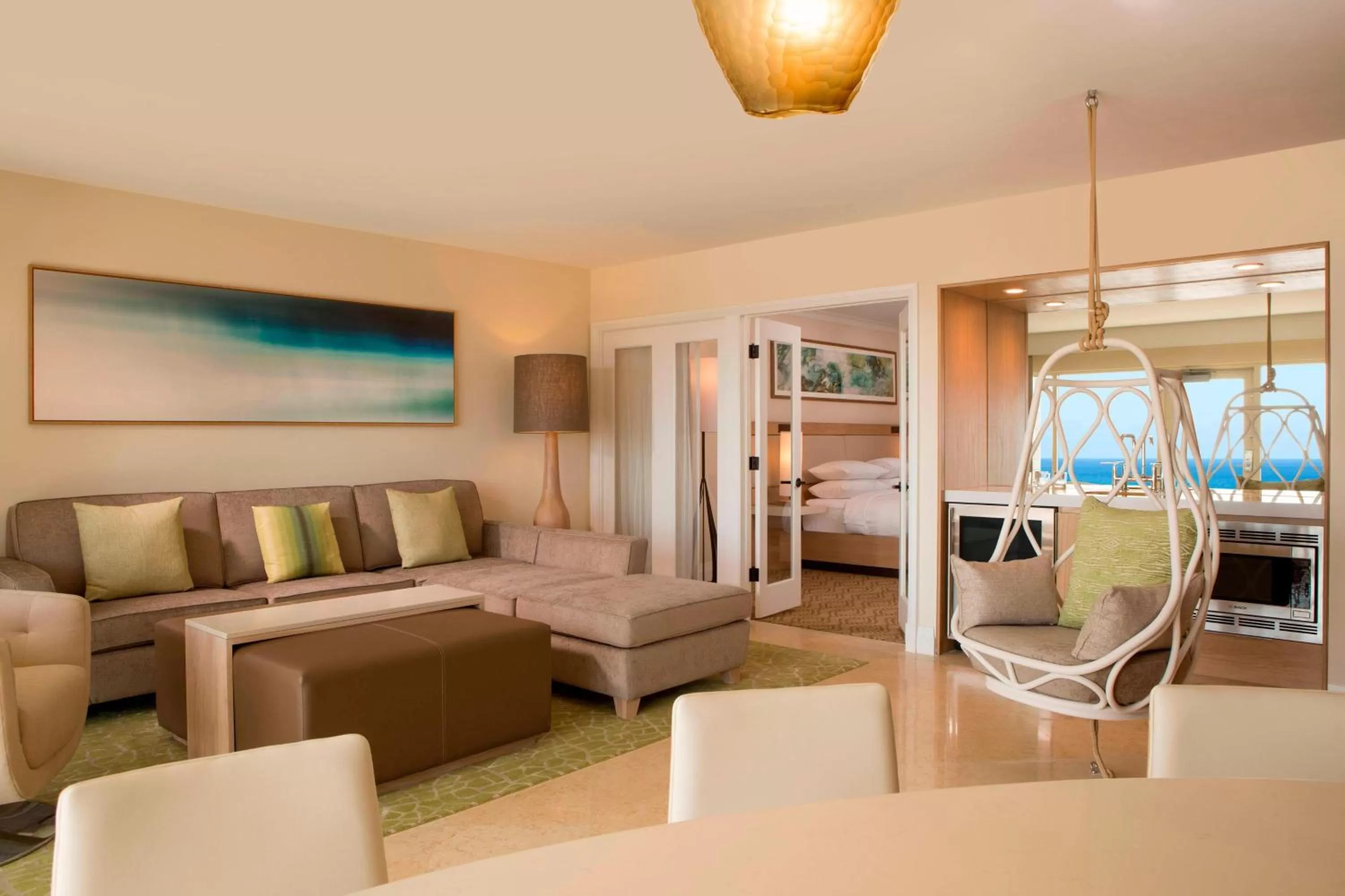 Living room, Bed in JW Marriott Marco Island Beach Resort
