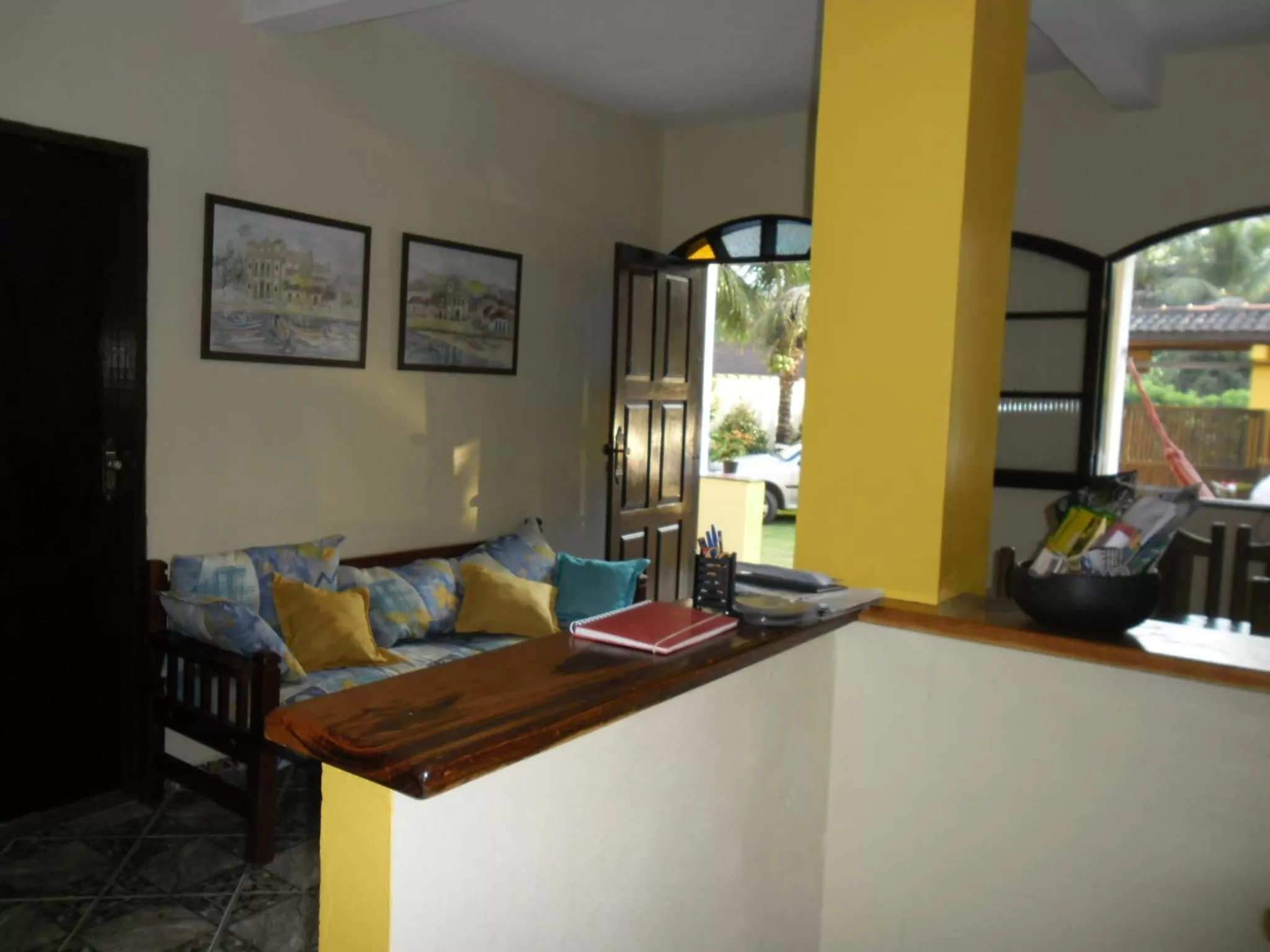 Living room in Pousada da Rose Paraty