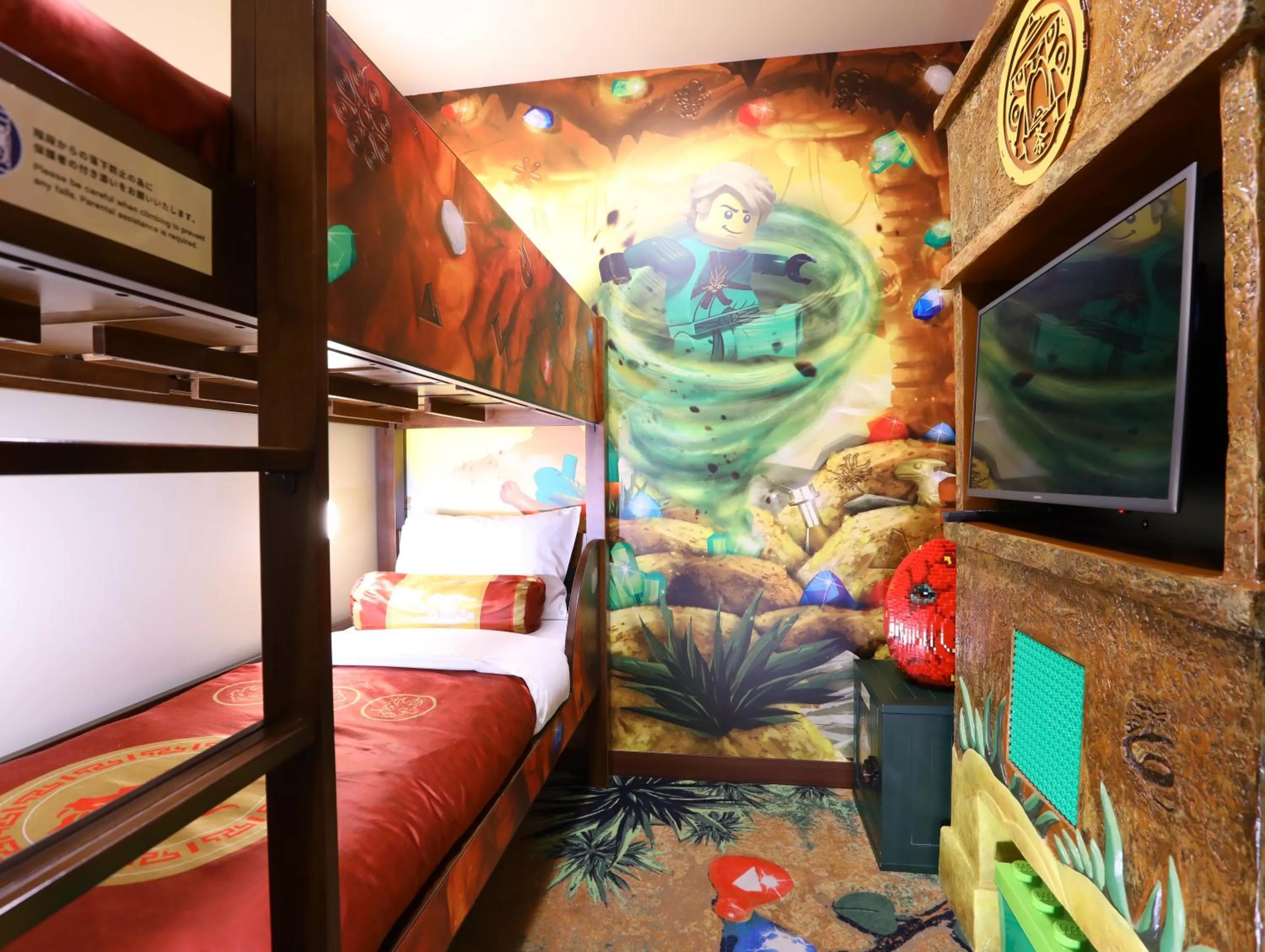 Bed in LEGOLAND Japan Hotel