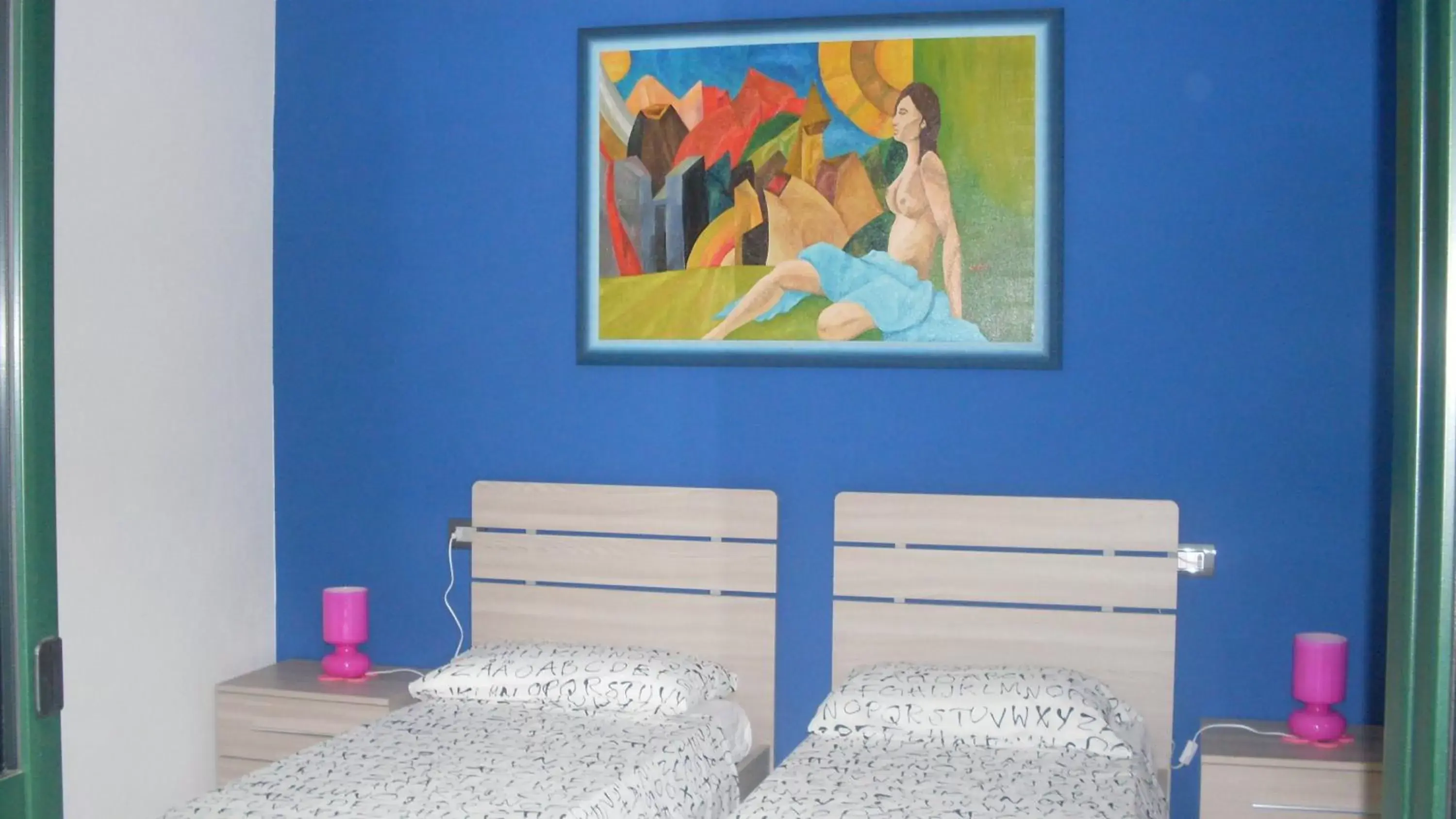 Twin Room with Private Bathroom in B&B Valle Orco Twin Room with Private Bathroom in B&B Valle Orco