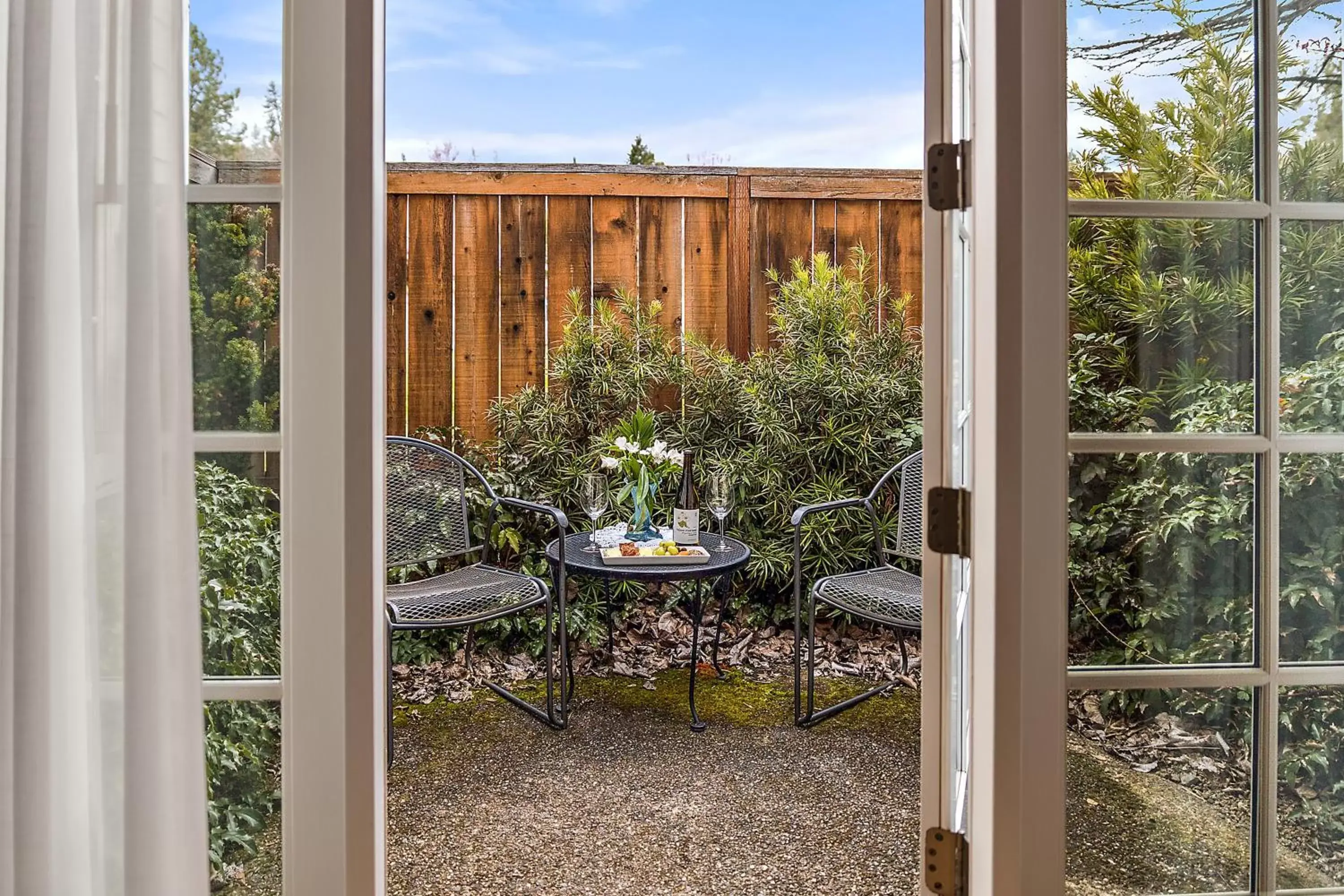 Patio in McCully House Inn