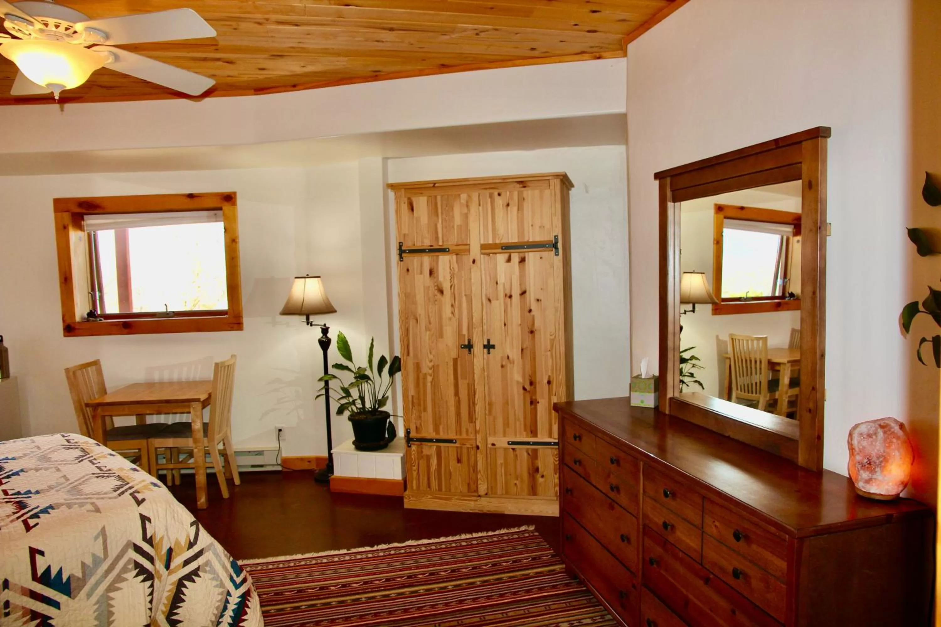 Bed in Red Moon Lodge