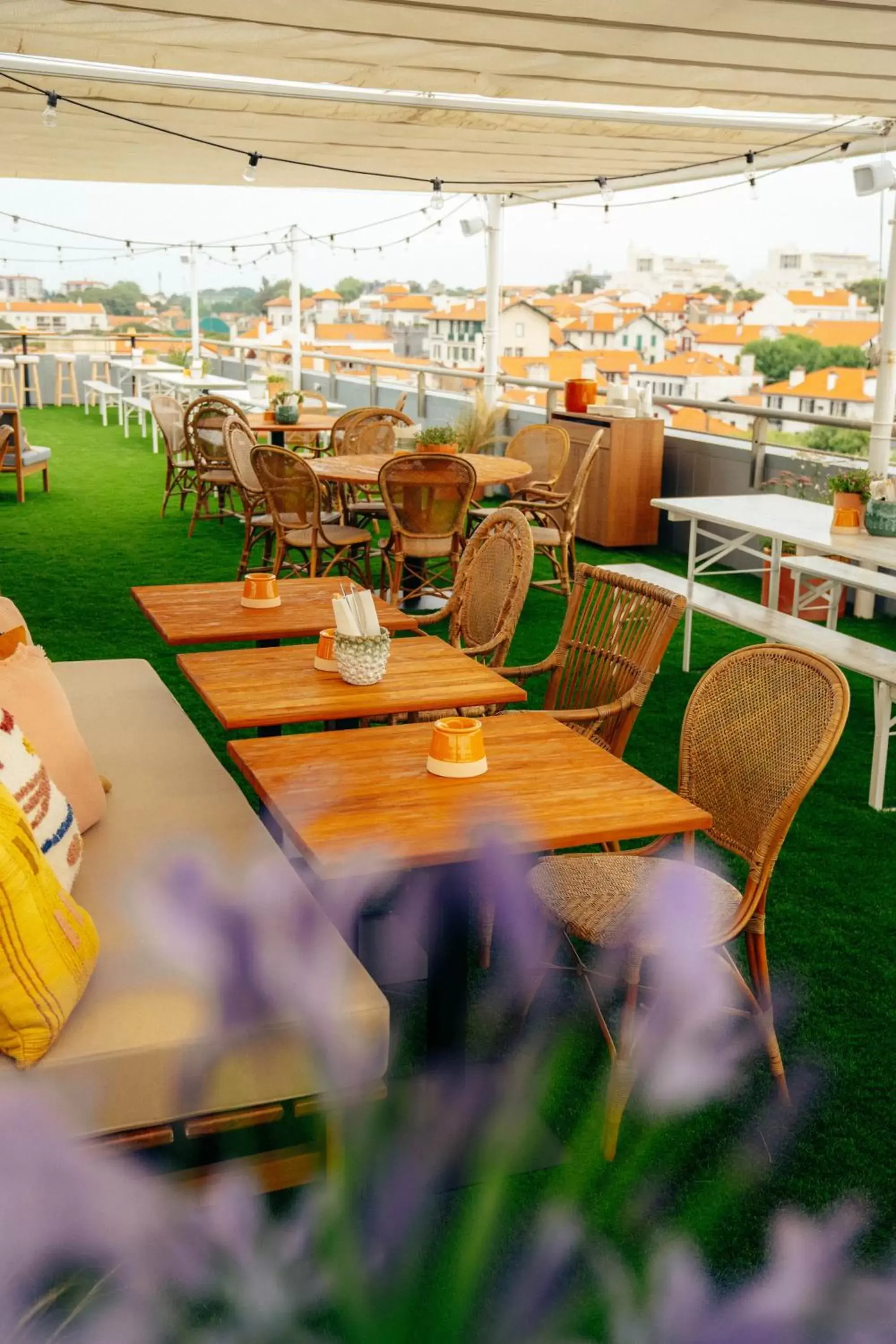 Patio in Radisson Blu Hotel Biarritz