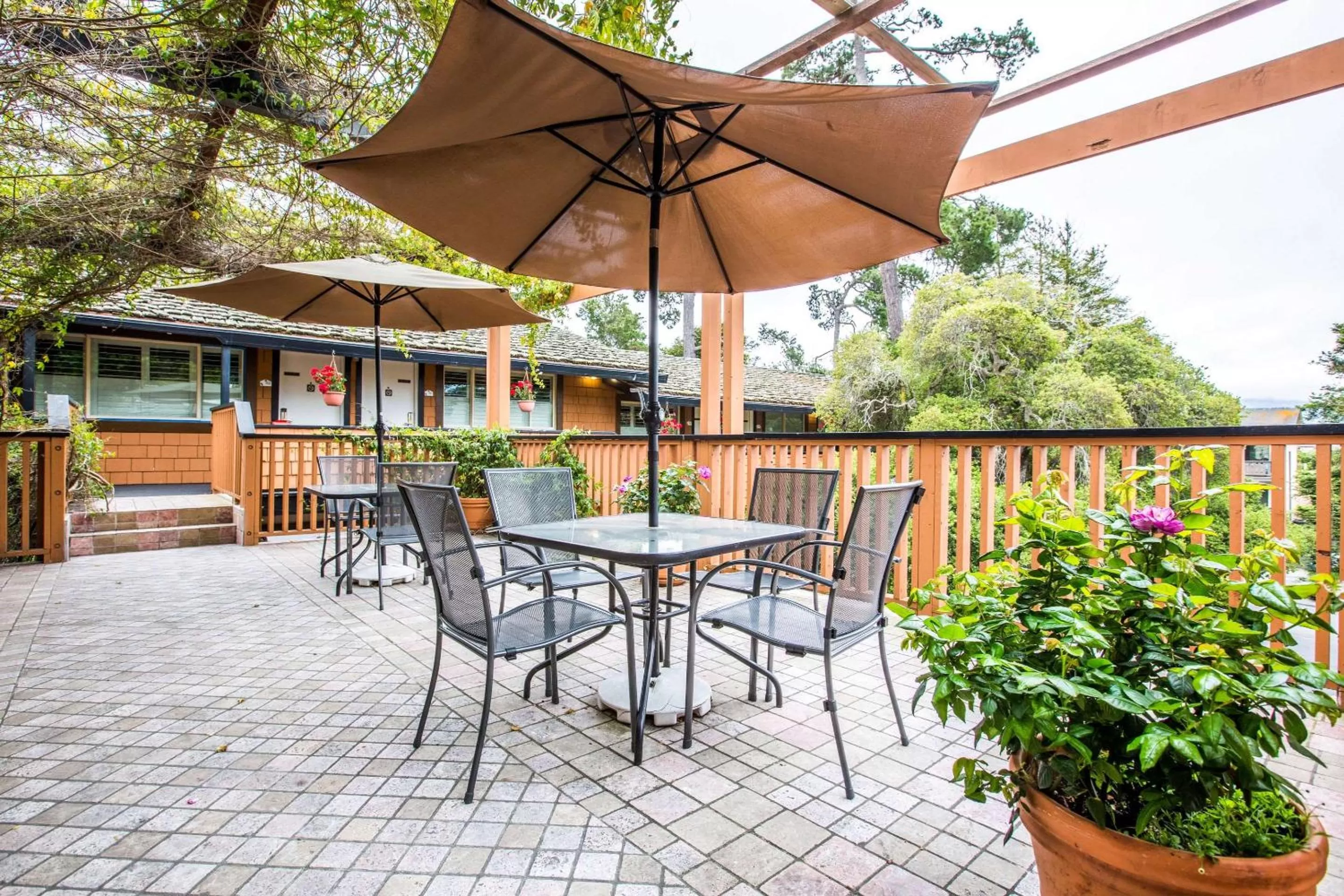 Property building in Clarion Collection Carmel Oaks Inn