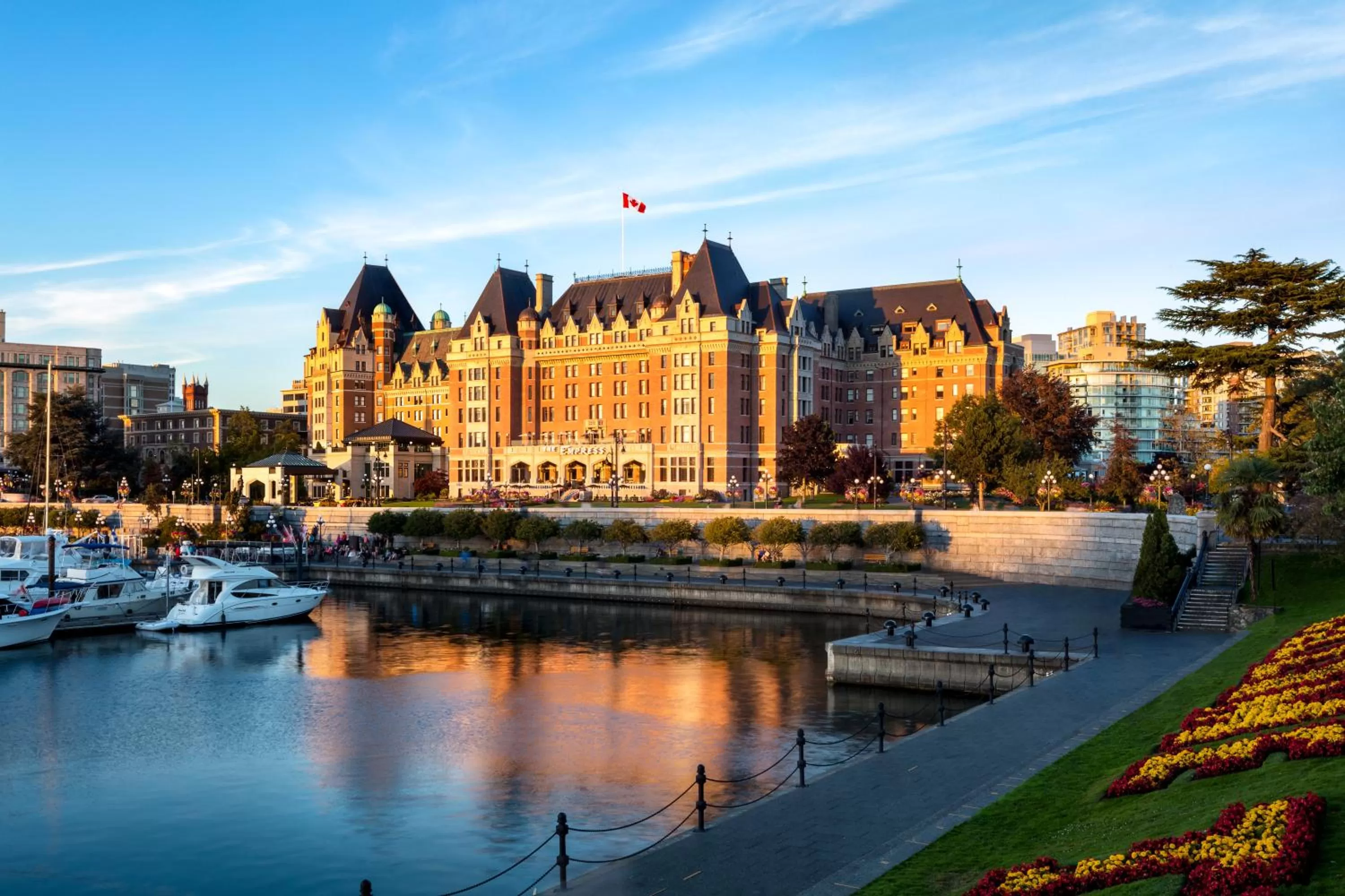 Property building in Fairmont Empress Hotel