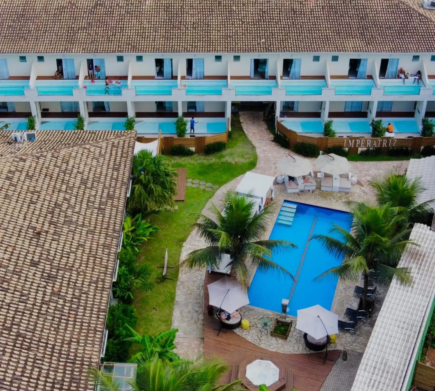 Property building in Imperatriz Paraty Hotel Property building in Imperatriz Paraty Hotel